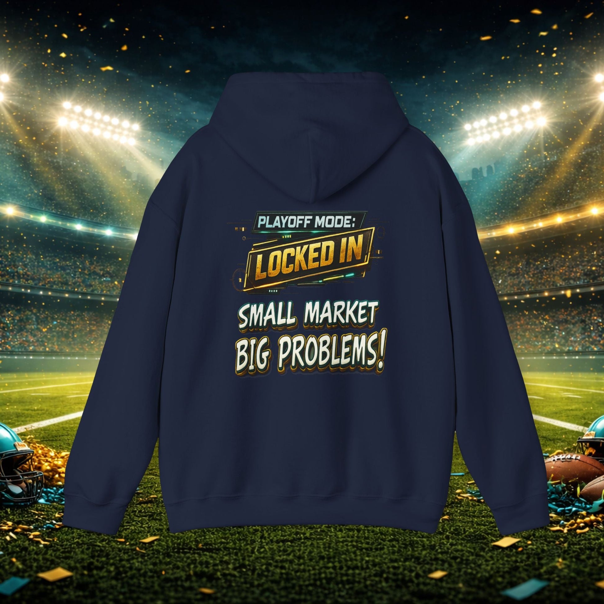Duval vs All Y’all Hoodie — "Playoff Mode: Locked In" Football Fan Sweatshirt Printify