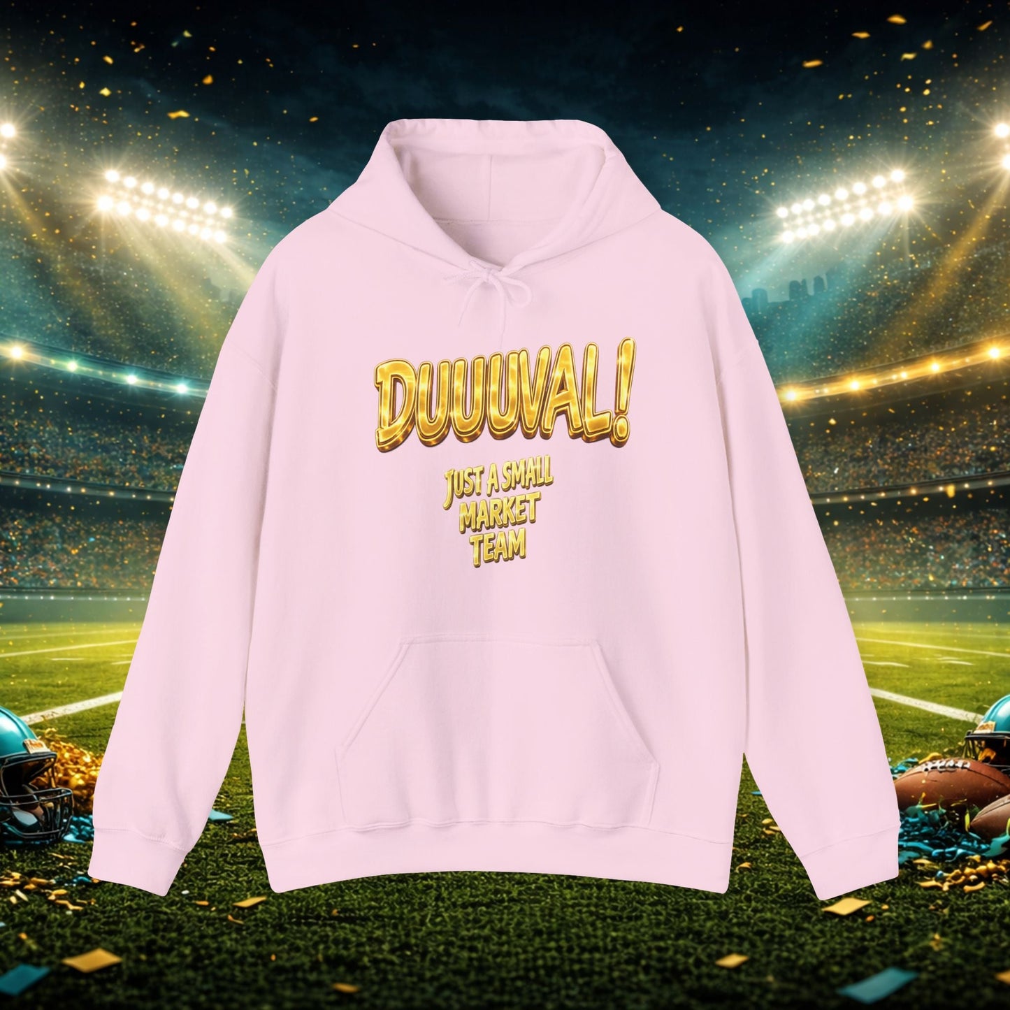 Duuval! Football Hoodie — "Locked In" Small Market Pride Sweatshirt Printify