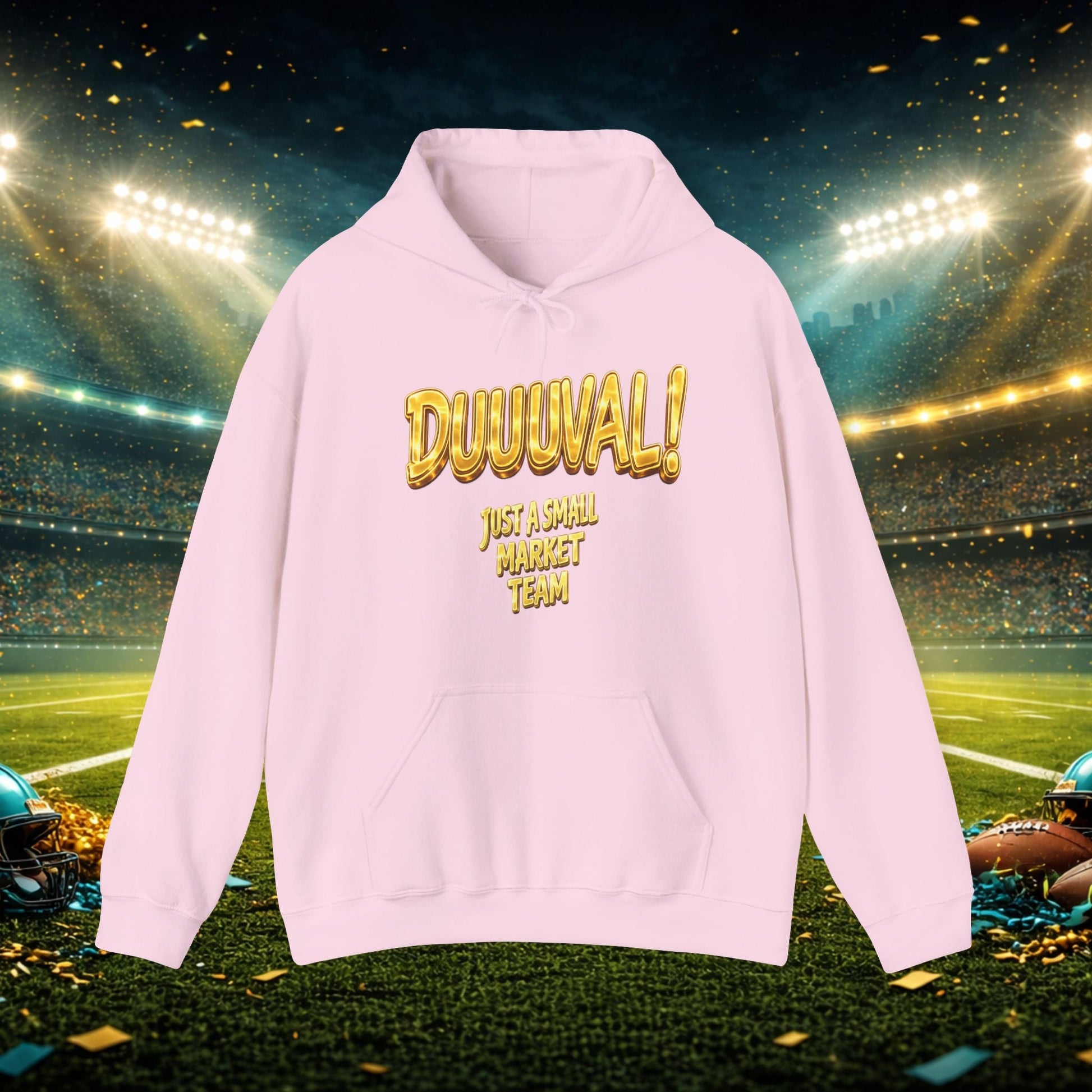 Duuval! Football Hoodie — "Locked In" Small Market Pride Sweatshirt Printify
