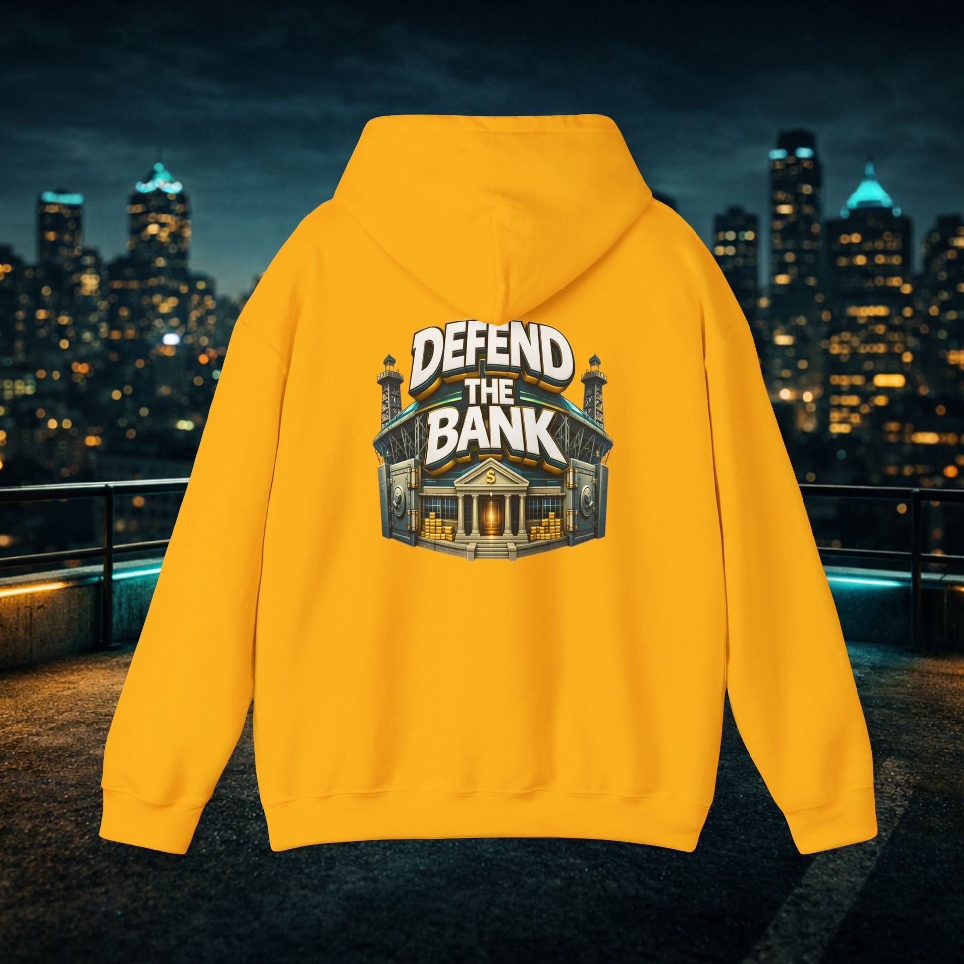 Duuuval Built Different / Defend The Bank Hoodie — Jacksonville Pride Graphic Hoodie Printify