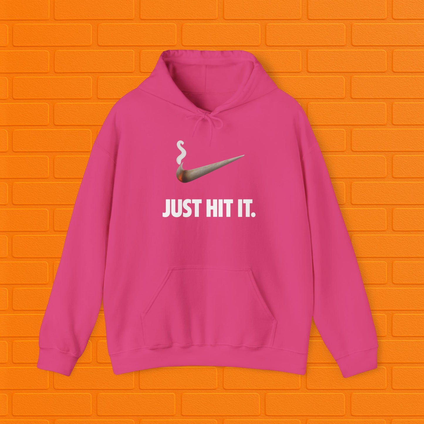 Just Hit It Hoodie | Unisex Stoner Sweatshirt | Weed Smoker Gift | Cannabis Pullover | Cozy Casual Hoodie
