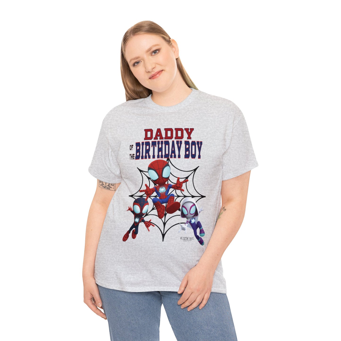 KJ BIRTHDAY DADDYHeavy Cotton Tee Printify