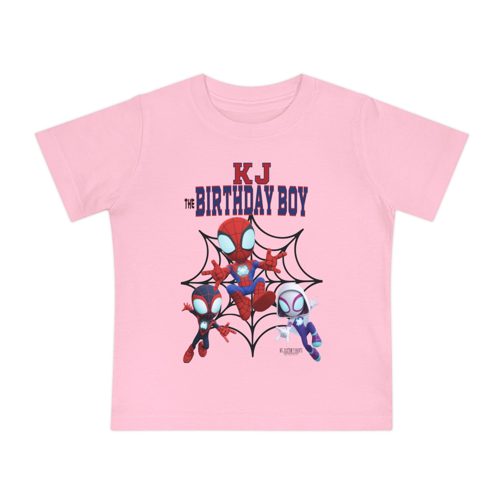 KJ BIRTHDAY Baby Short Sleeve T-Shirt Printify