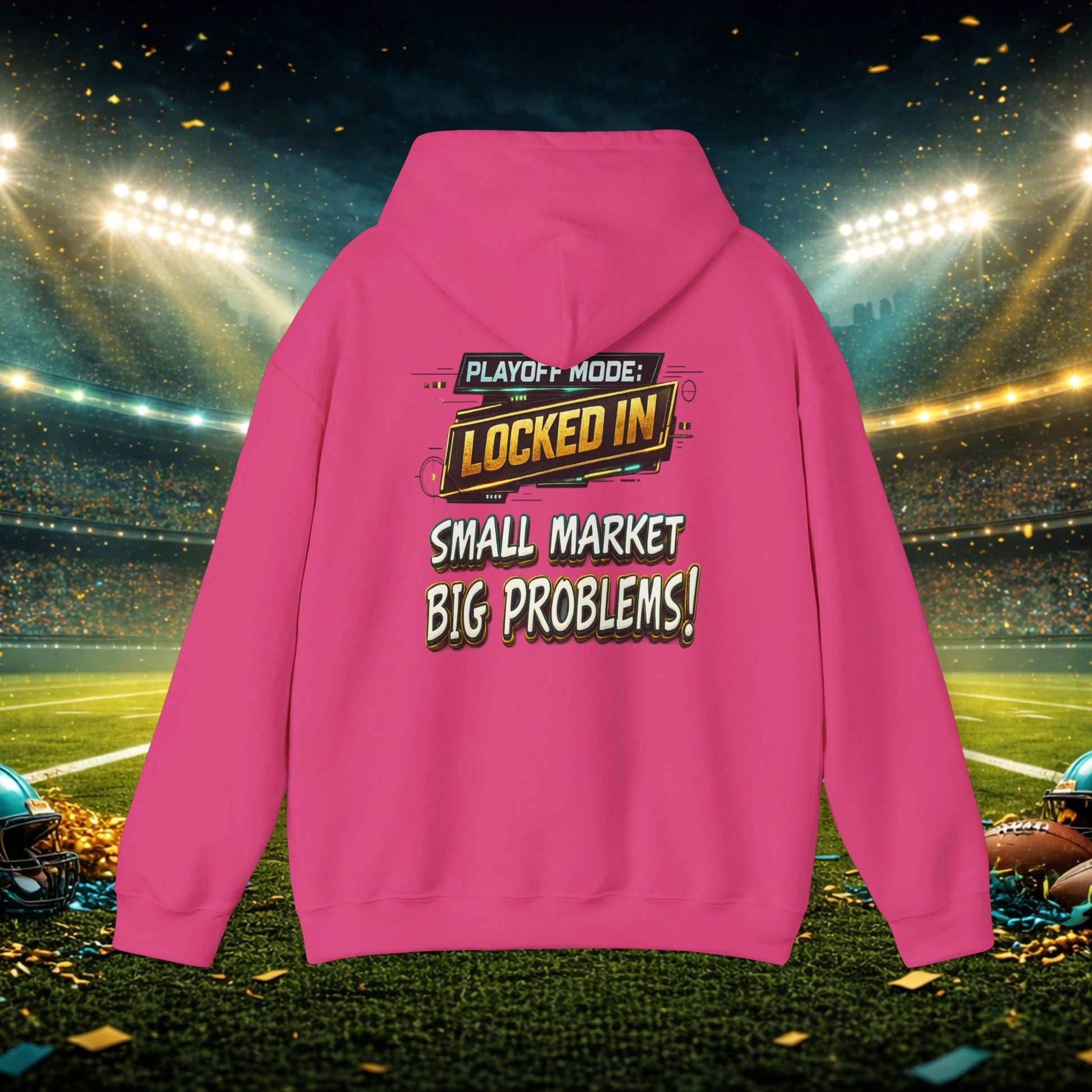 Duval vs All Y’all Hoodie — "Playoff Mode: Locked In" Football Fan Sweatshirt Printify
