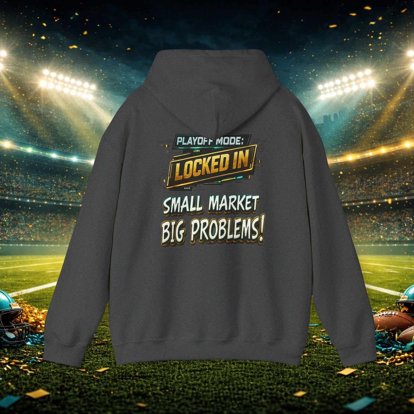 Duval vs All Y’all Hoodie — "Playoff Mode: Locked In" Football Fan Sweatshirt Printify