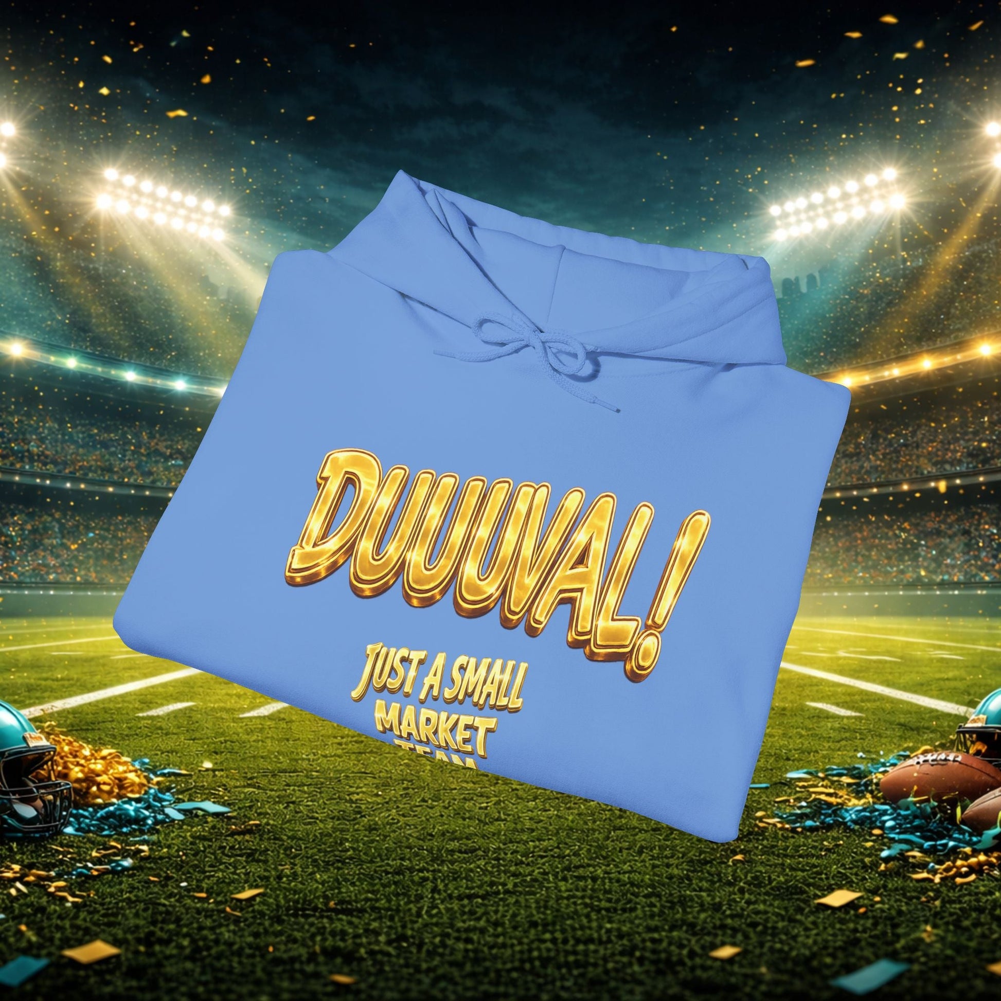 Duuval! Football Hoodie — "Locked In" Small Market Pride Sweatshirt Printify