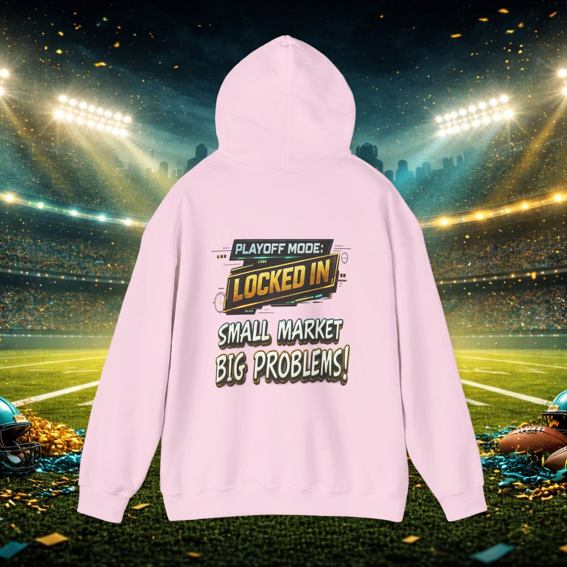 Duval vs All Y’all Hoodie — "Playoff Mode: Locked In" Football Fan Sweatshirt Printify