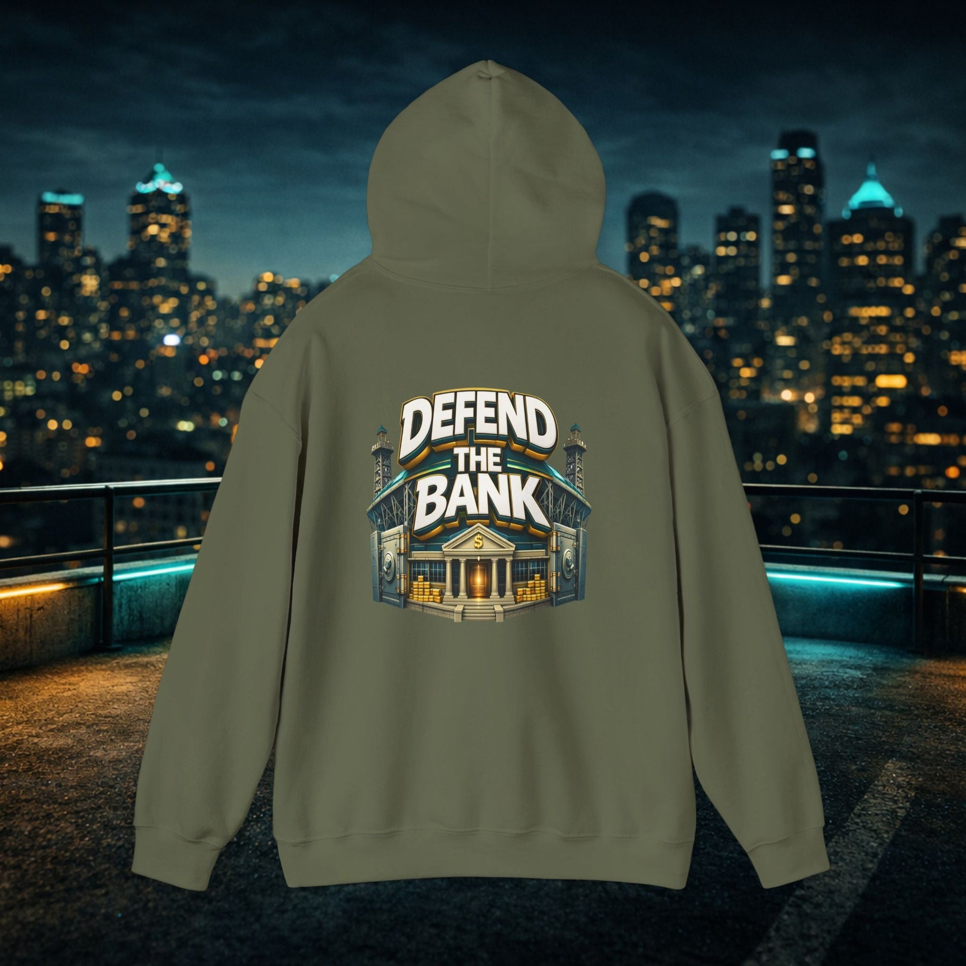 Duuuval Built Different / Defend The Bank Hoodie — Jacksonville Pride Graphic Hoodie Printify
