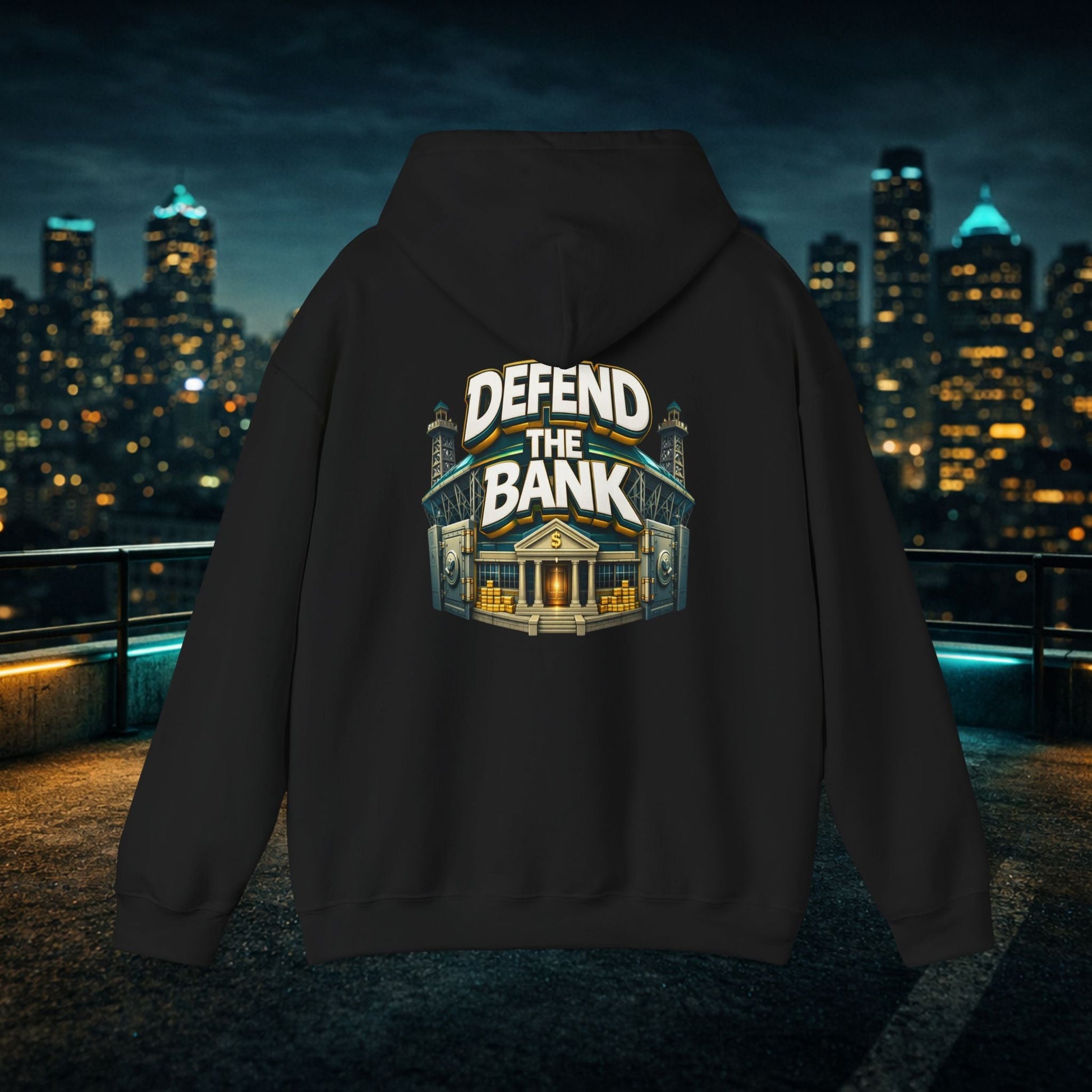 Duuuval Built Different / Defend The Bank Hoodie — Jacksonville Pride Graphic Hoodie Printify