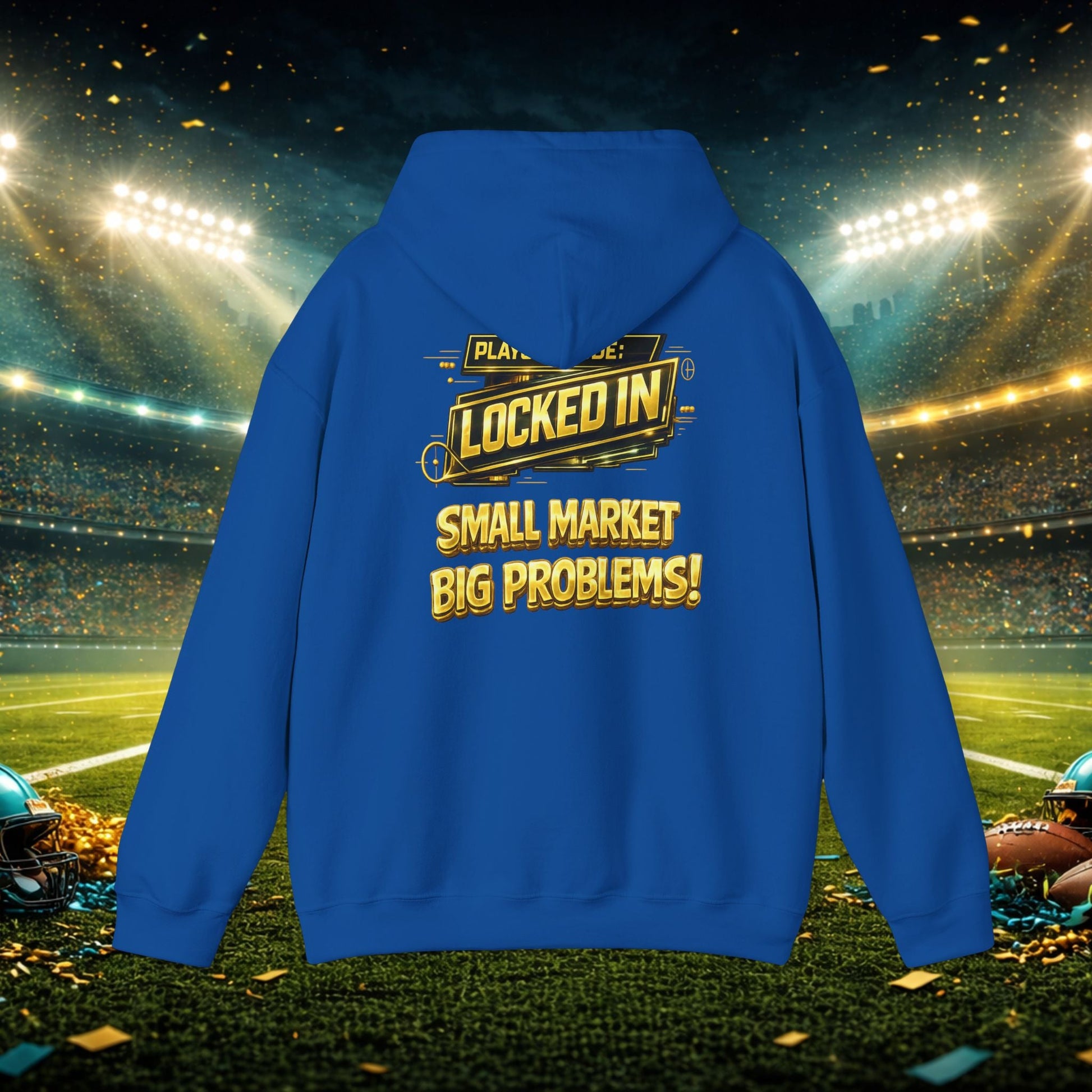 Duuval! Football Hoodie — "Locked In" Small Market Pride Sweatshirt Printify