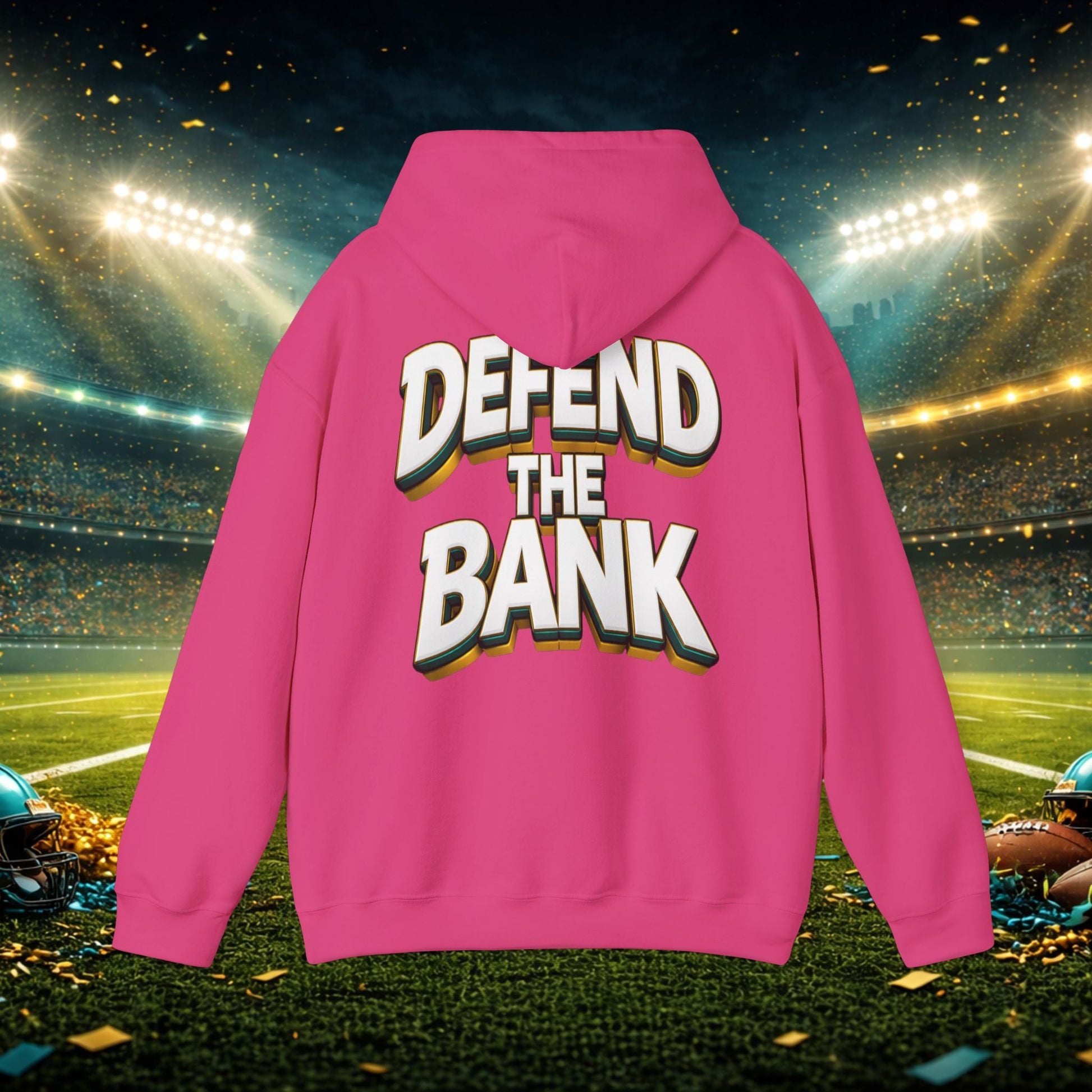 Defend The Bank Hoodie — "DUUUVAL vs EVERYBODY" Jacksonville Streetwear Hoodie Printify