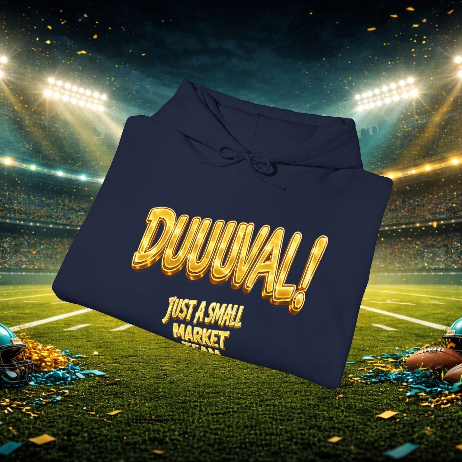 Duuval! Football Hoodie — "Locked In" Small Market Pride Sweatshirt Printify