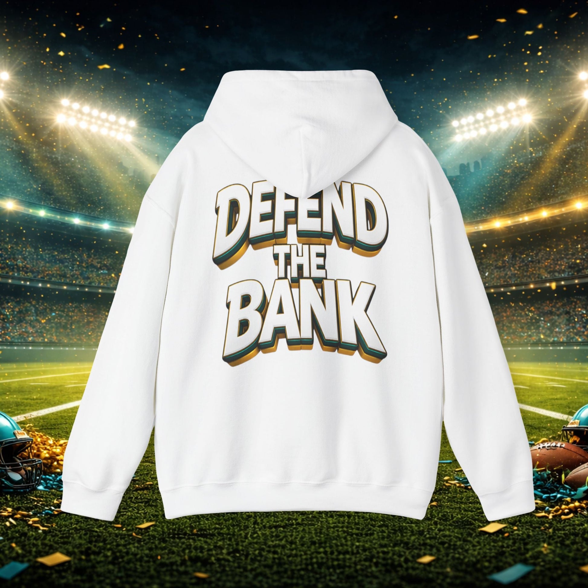 Defend The Bank Hoodie — "DUUUVAL vs EVERYBODY" Jacksonville Streetwear Hoodie Printify