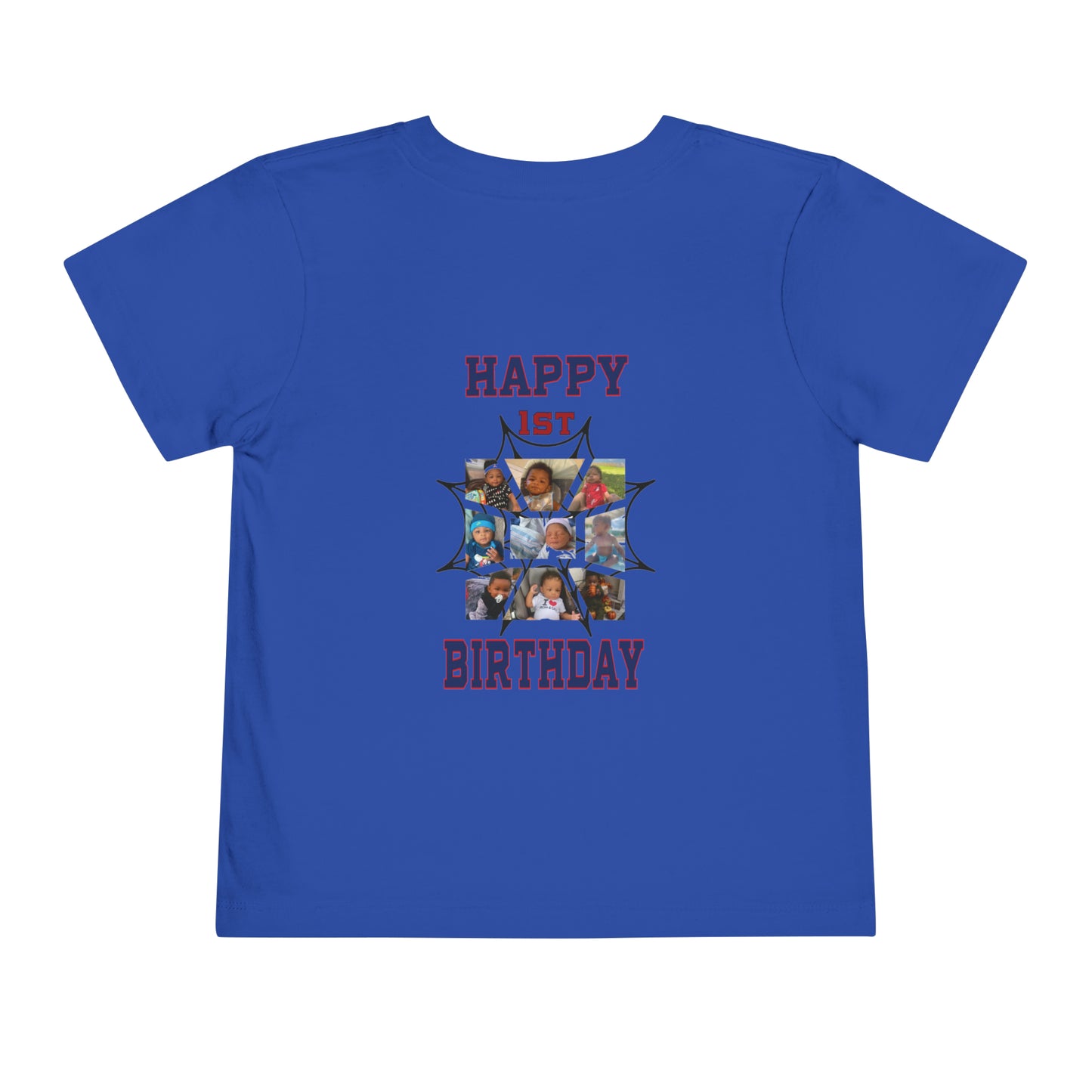 KJ BIRTHDAY SISTER Toddler Short Sleeve Tee Printify