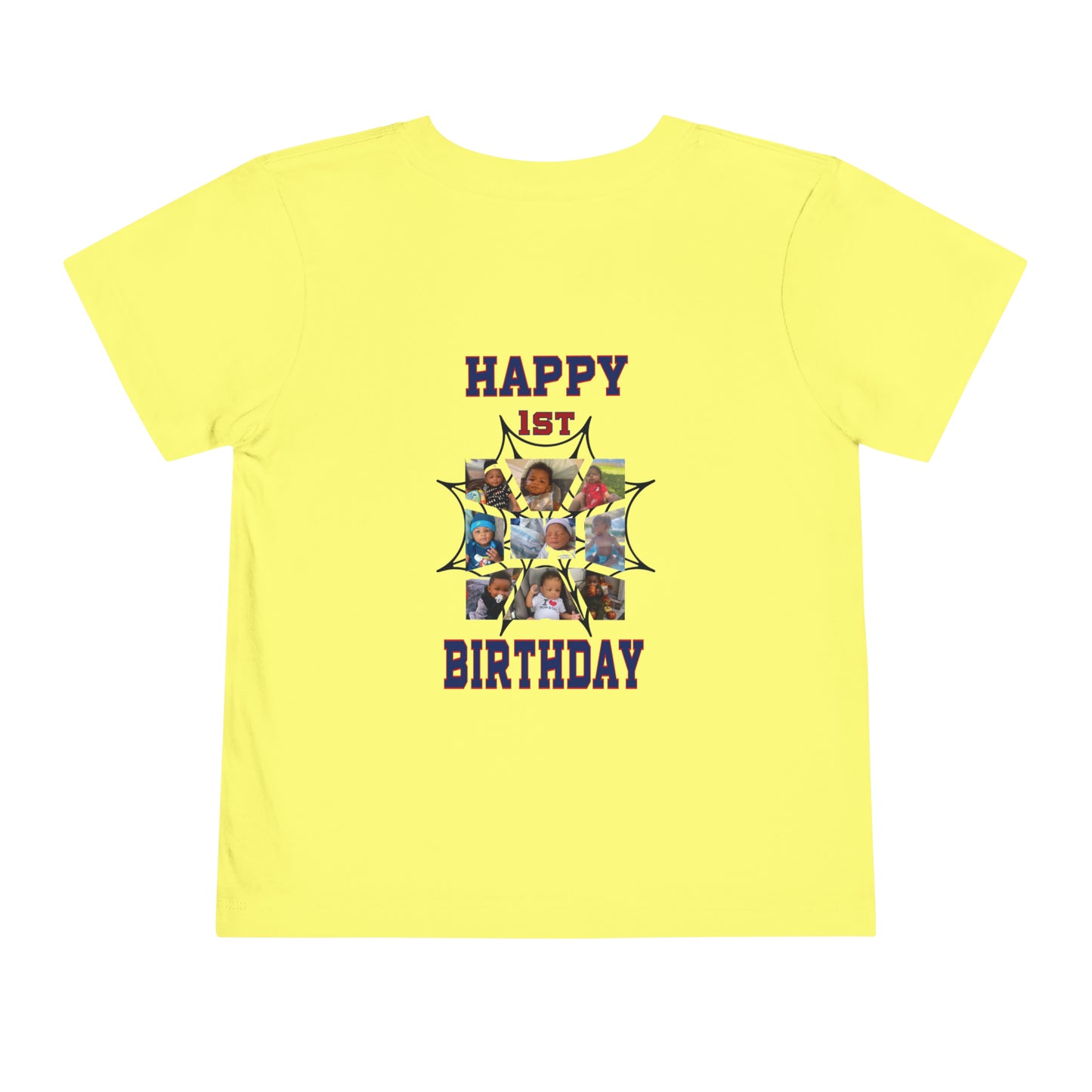 KJ BIRTHDAY SISTER Toddler Short Sleeve Tee Printify