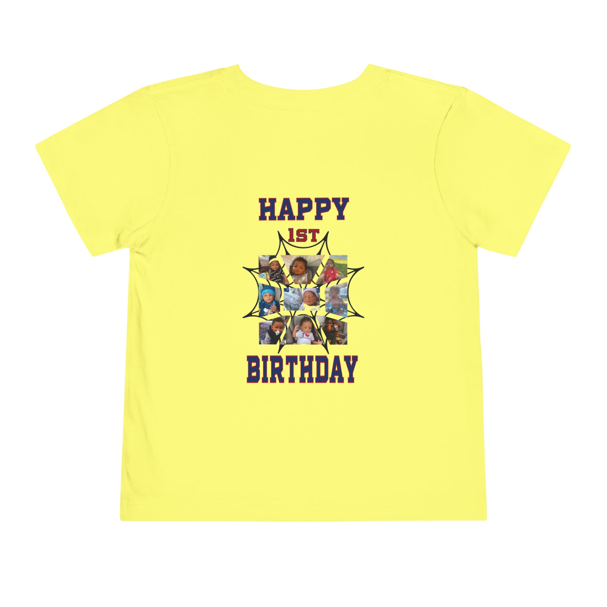 KJ BIRTHDAY SISTER Toddler Short Sleeve Tee Printify