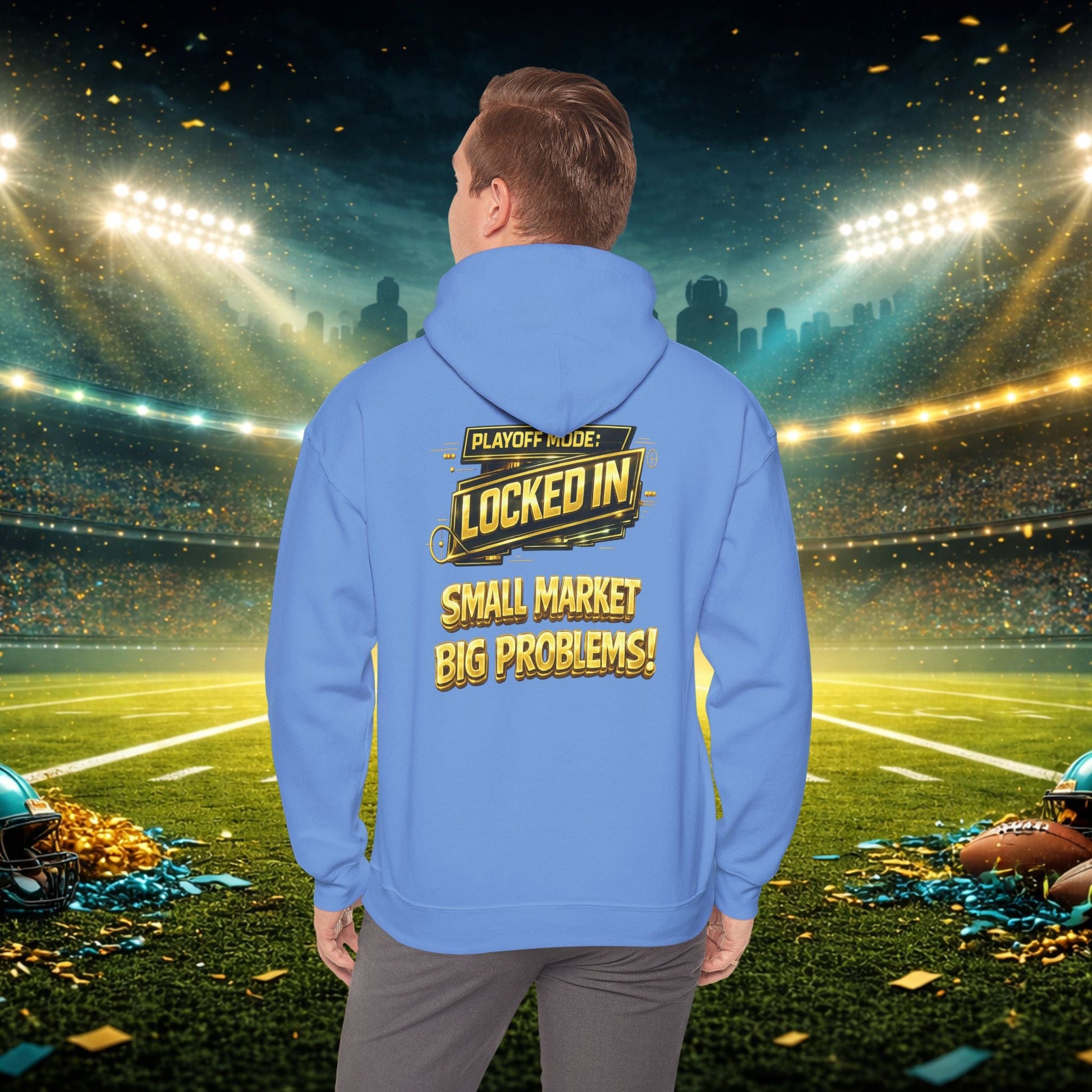 Duuval! Football Hoodie — "Locked In" Small Market Pride Sweatshirt Printify