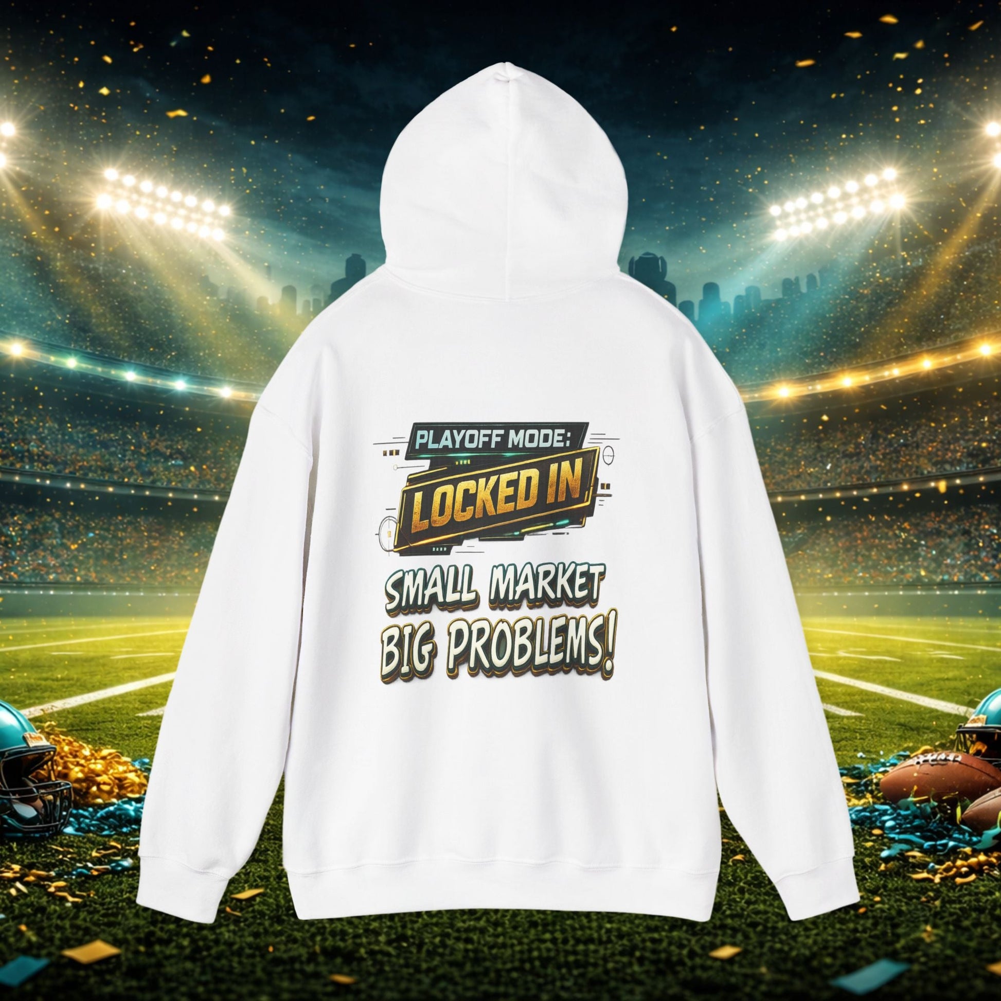 Duval vs All Y’all Hoodie — "Playoff Mode: Locked In" Football Fan Sweatshirt Printify