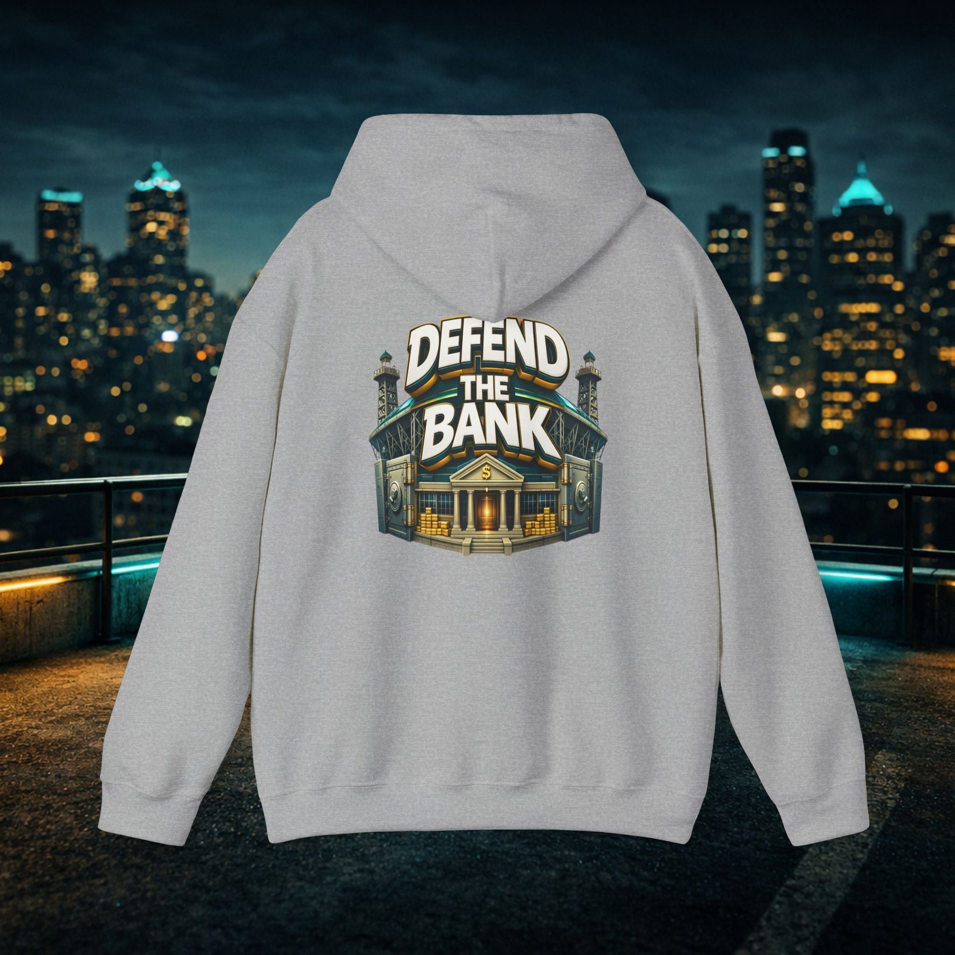 Duuuval Built Different / Defend The Bank Hoodie — Jacksonville Pride Graphic Hoodie Printify