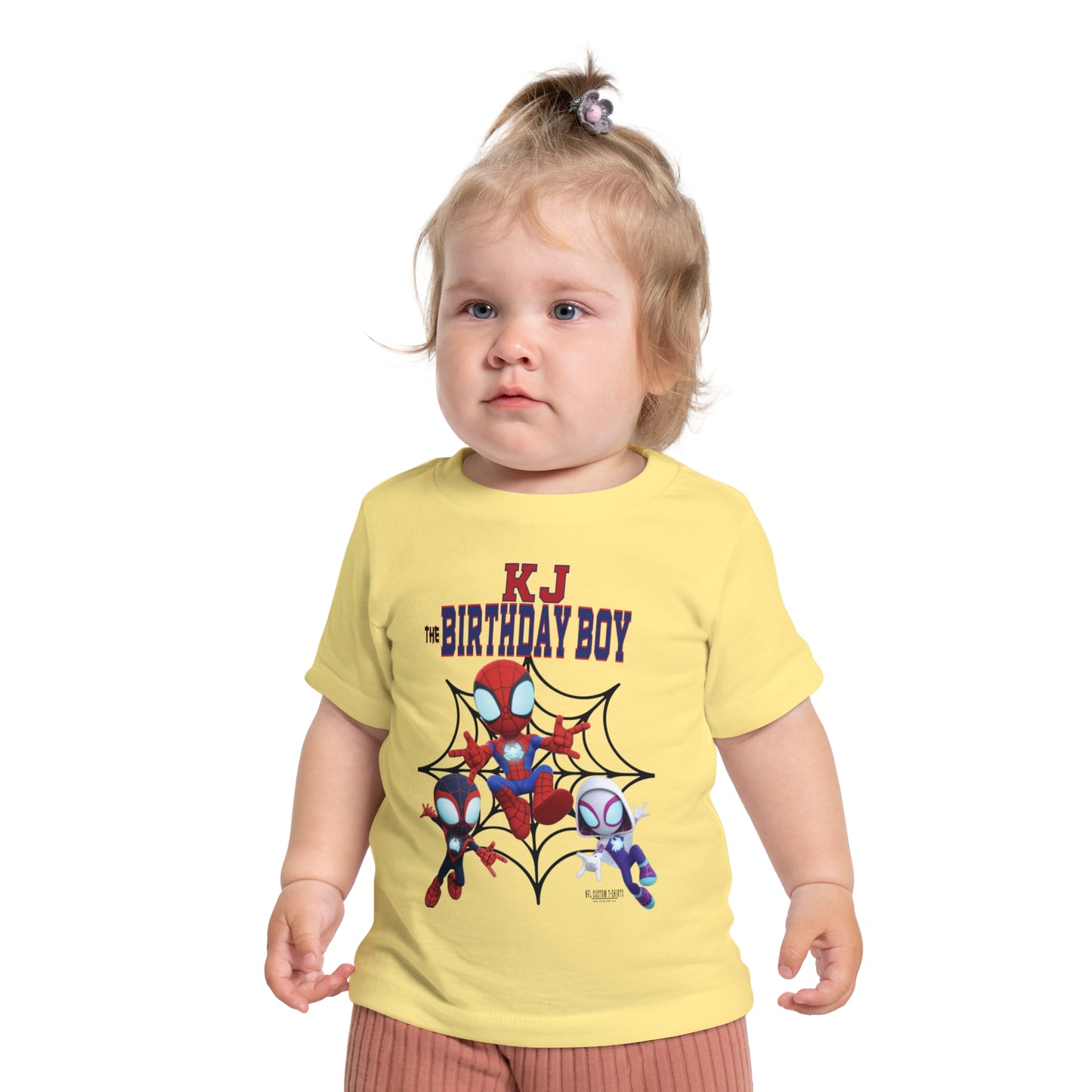 KJ BIRTHDAY Baby Short Sleeve T-Shirt Printify