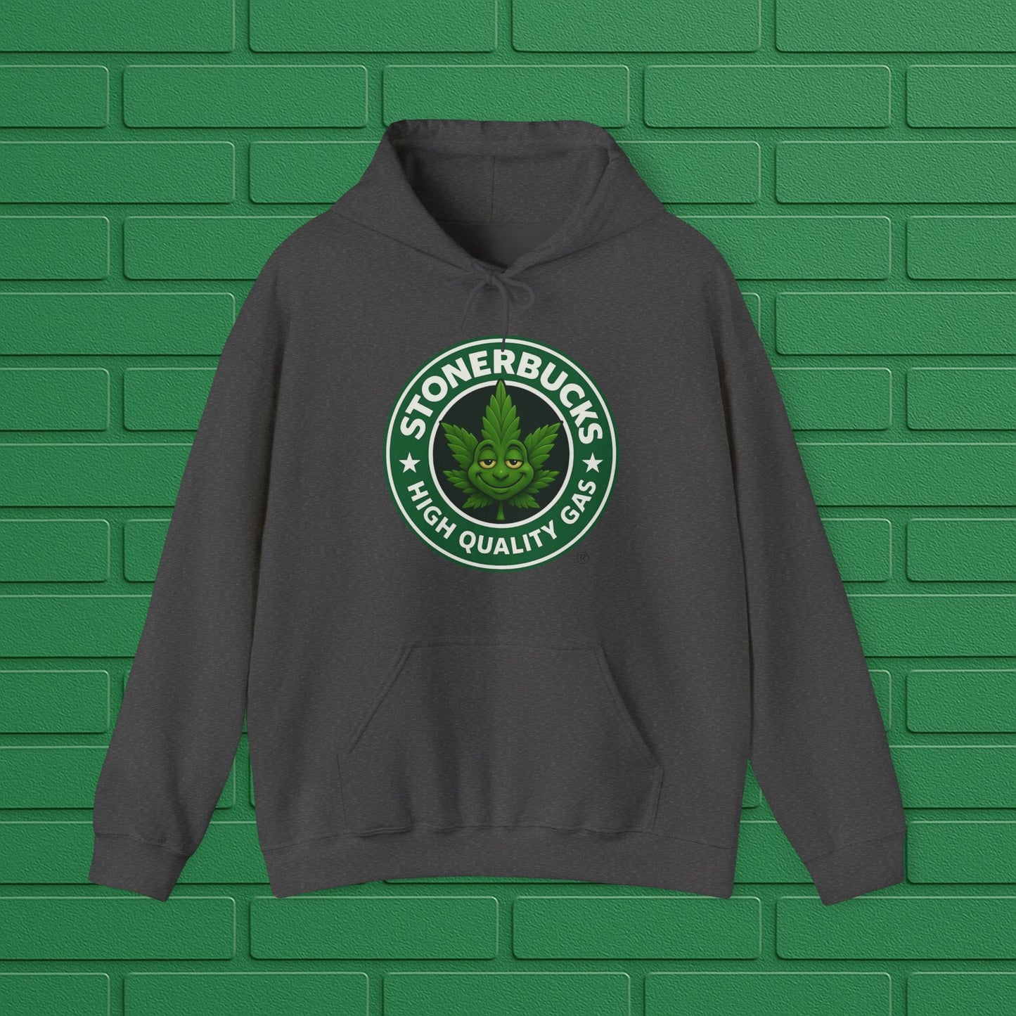 Stonerbucks Hoodie, High-Quality Gas Sweatshirt, Cannabis Apparel, Unisex Pullover, 420 Gift, Streetwear Fashion