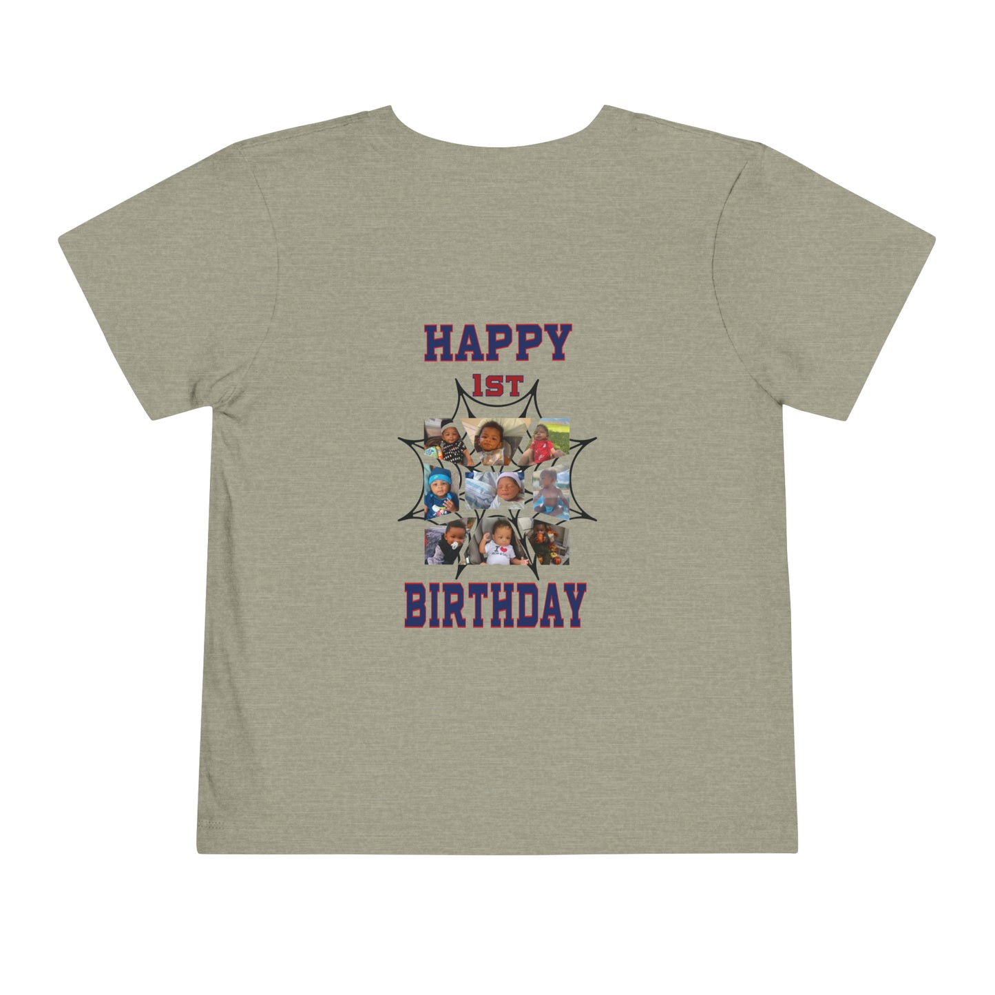 KJ BIRTHDAY SISTER Toddler Short Sleeve Tee Printify