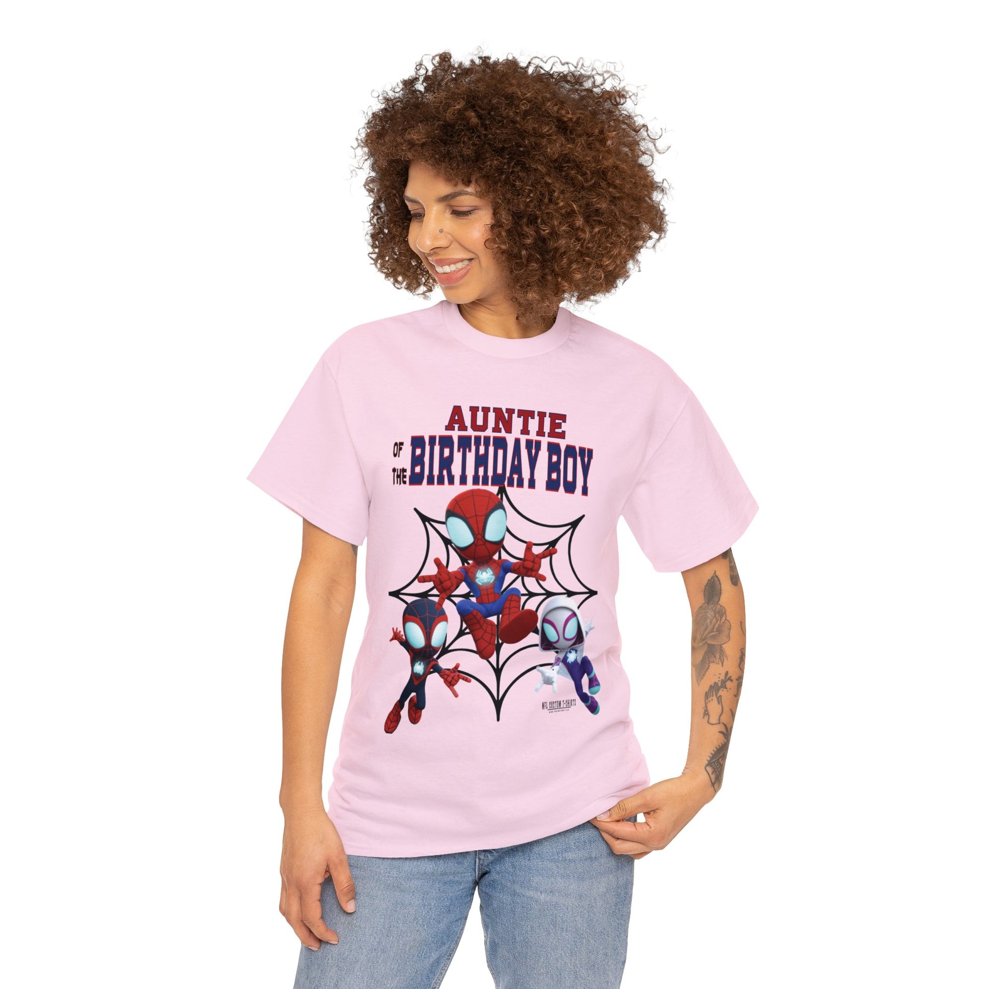 KJ BIRTHDAY AUNTIE Heavy Cotton Tee Printify