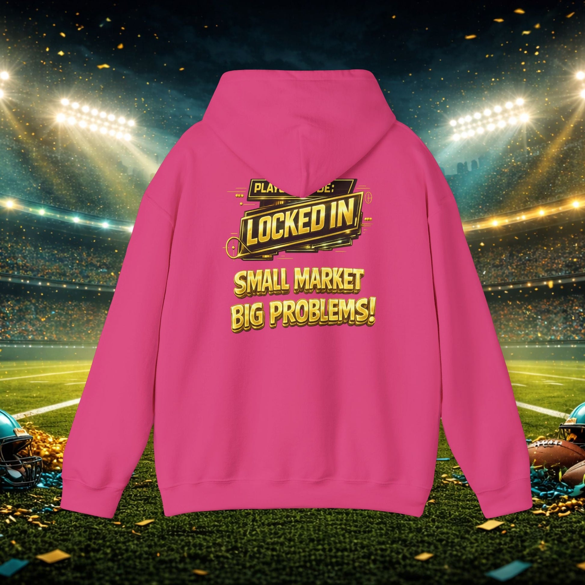 Duuval! Football Hoodie — "Locked In" Small Market Pride Sweatshirt Printify
