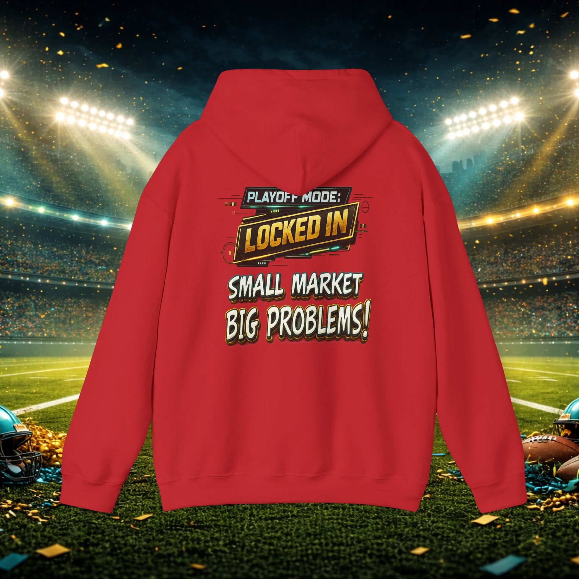 Duval vs All Y’all Hoodie — "Playoff Mode: Locked In" Football Fan Sweatshirt Printify