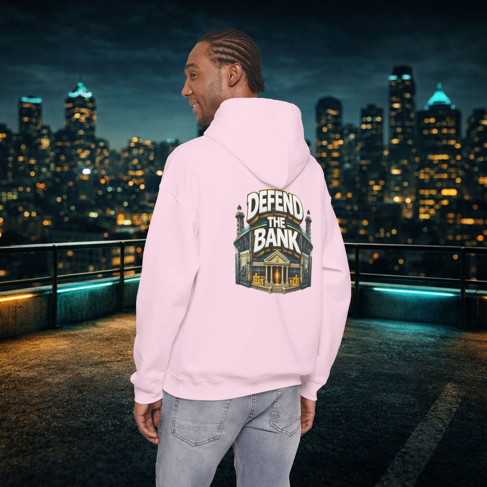 Duuuval Built Different / Defend The Bank Hoodie — Jacksonville Pride Graphic Hoodie Printify