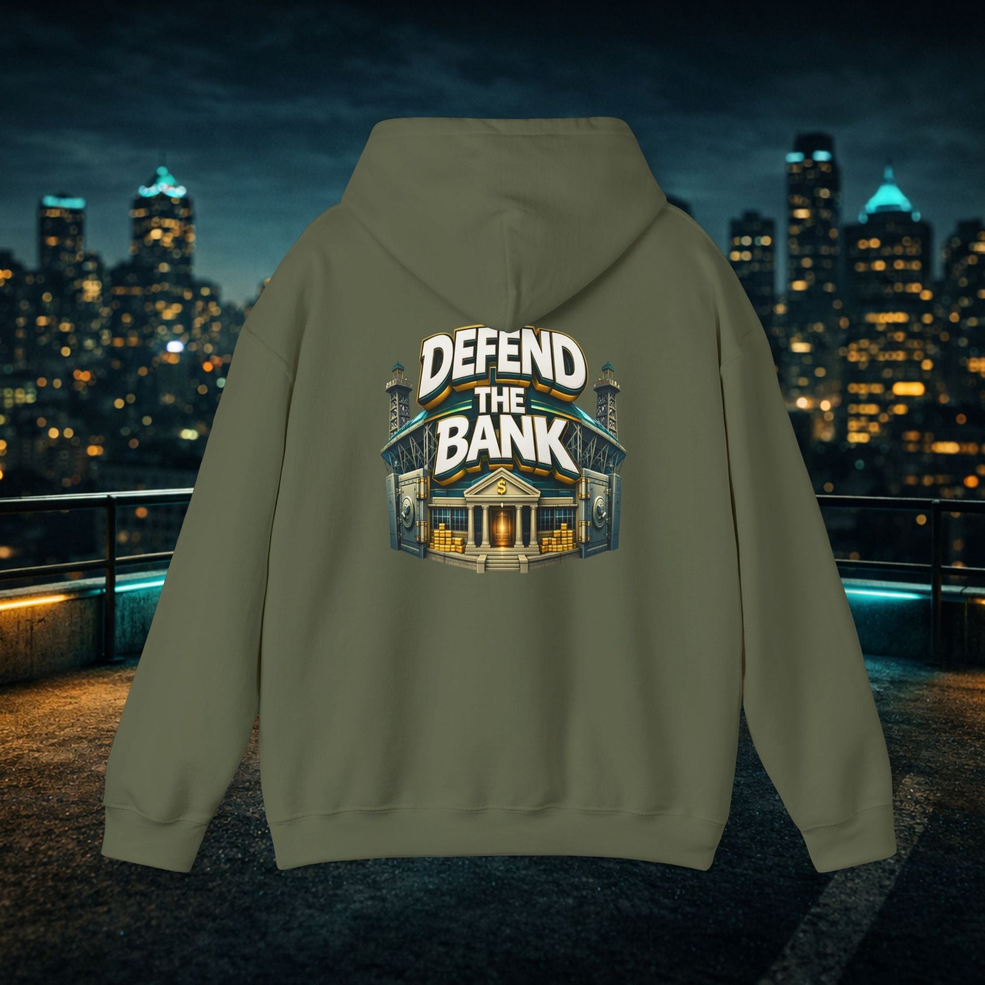 Duuuval Built Different / Defend The Bank Hoodie — Jacksonville Pride Graphic Hoodie Printify