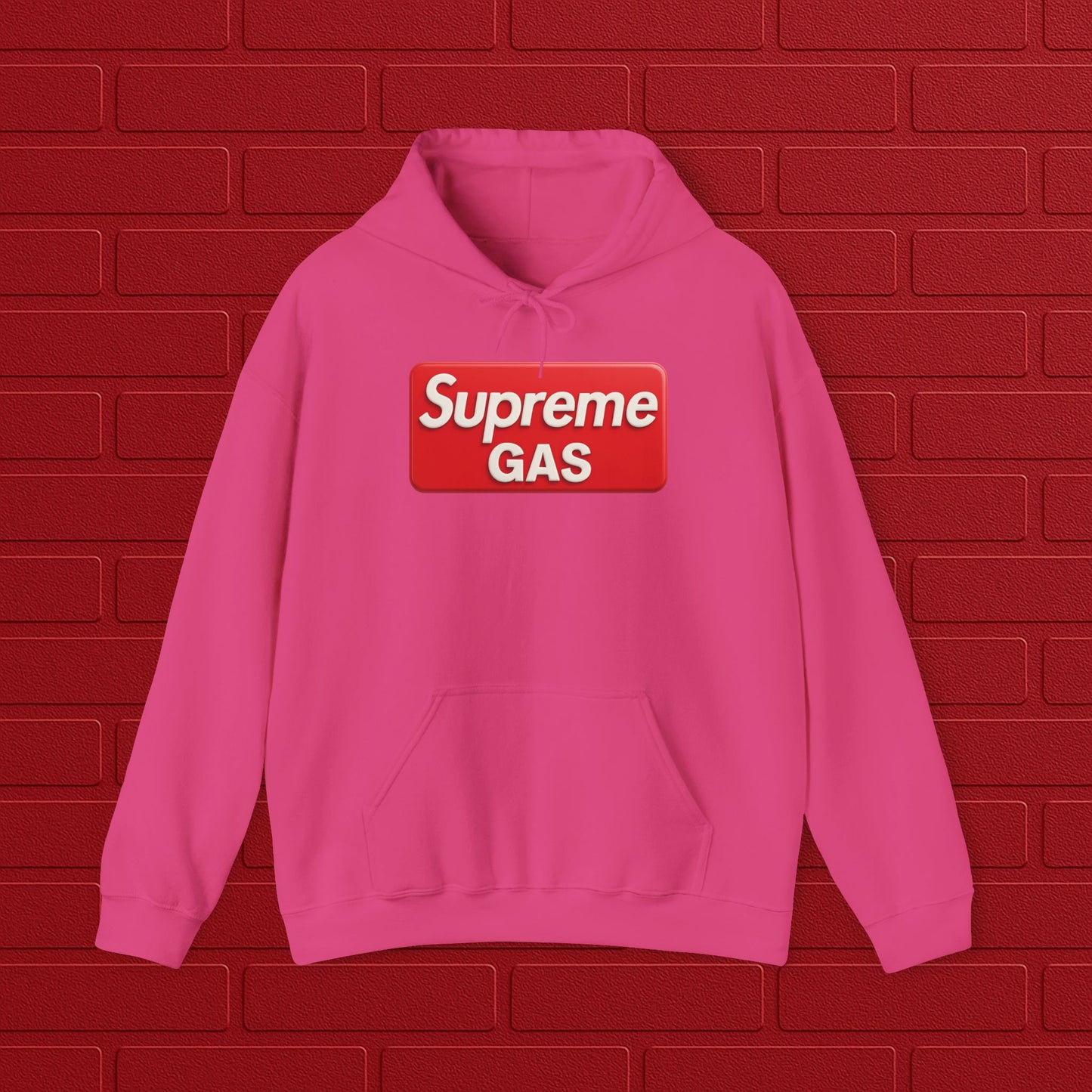 Supreme GAS Hoodie | Unisex Streetwear Sweatshirt | Cozy Casual Pullover | Trendy Gift for Him or Her | Everyday Hoodie