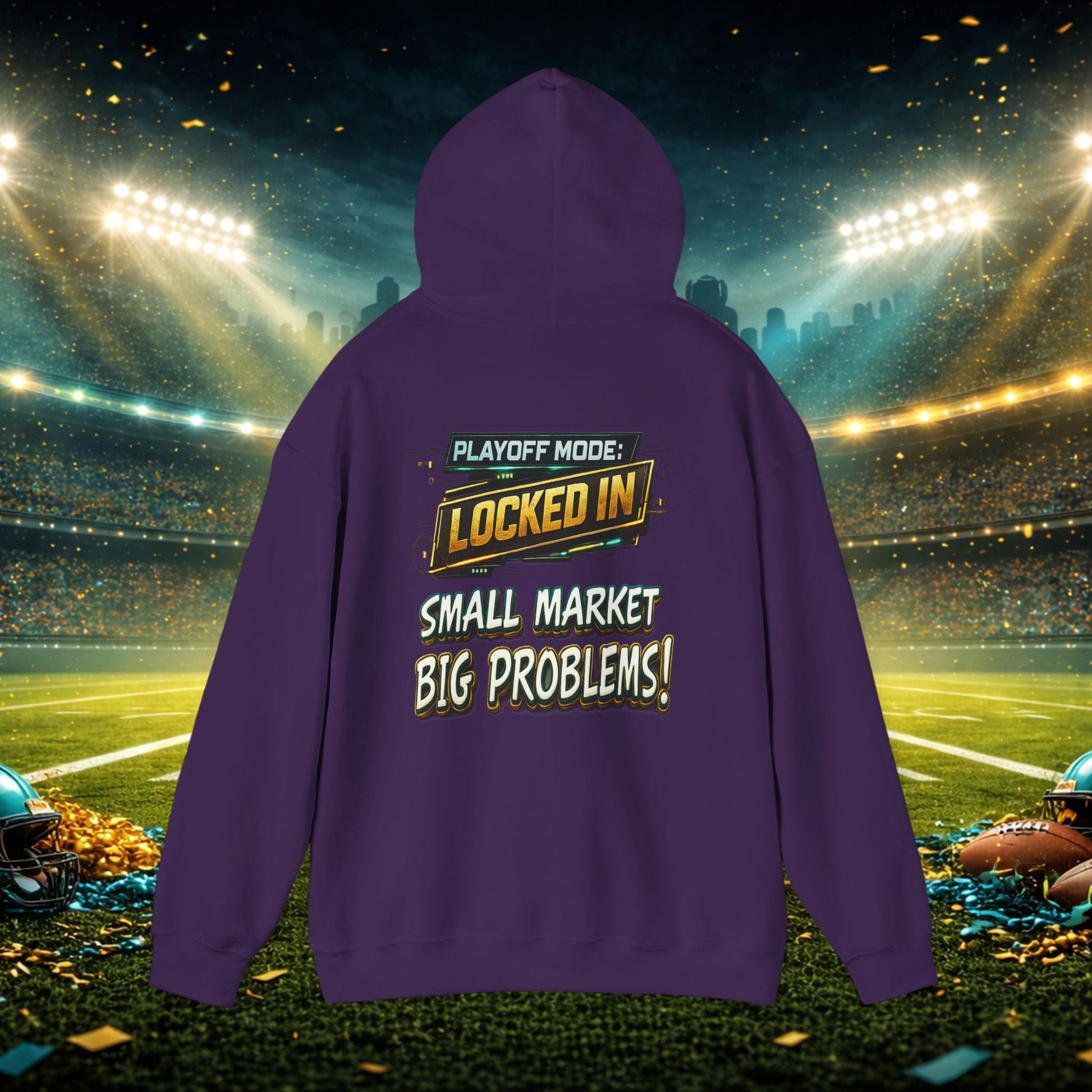 Duval vs All Y’all Hoodie — "Playoff Mode: Locked In" Football Fan Sweatshirt Printify