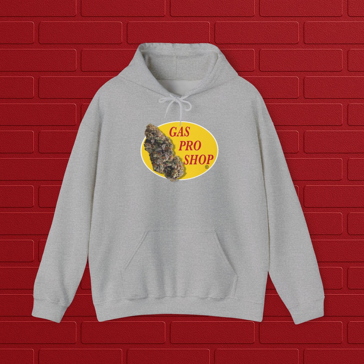 Gas Pro Shop Hoodie | Unisex Cannabis Sweatshirt | Cozy Gift for Stoners | Unique Graphic Hoodie | Perfect for Outdoors & Relaxation