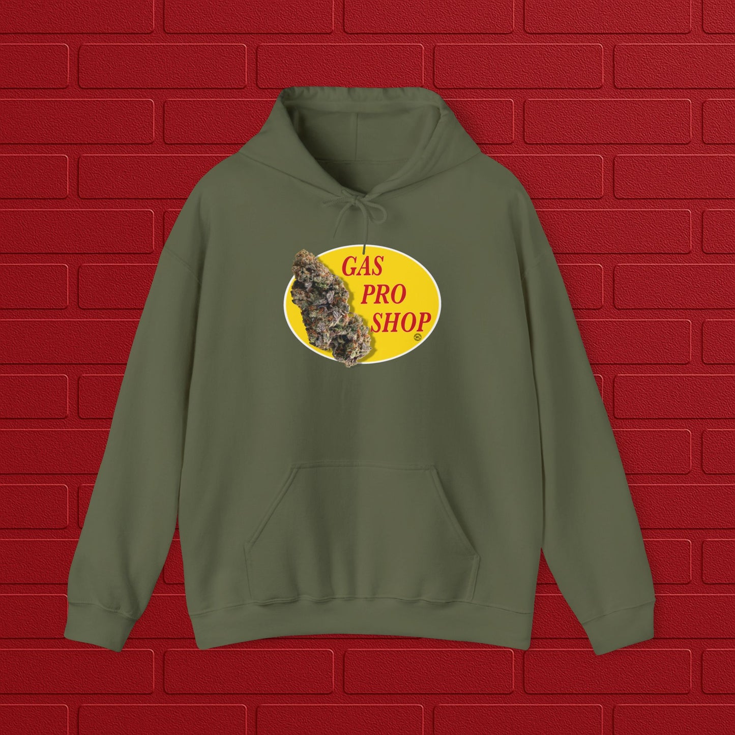 Gas Pro Shop Hoodie | Unisex Cannabis Sweatshirt | Cozy Gift for Stoners | Unique Graphic Hoodie | Perfect for Outdoors & Relaxation