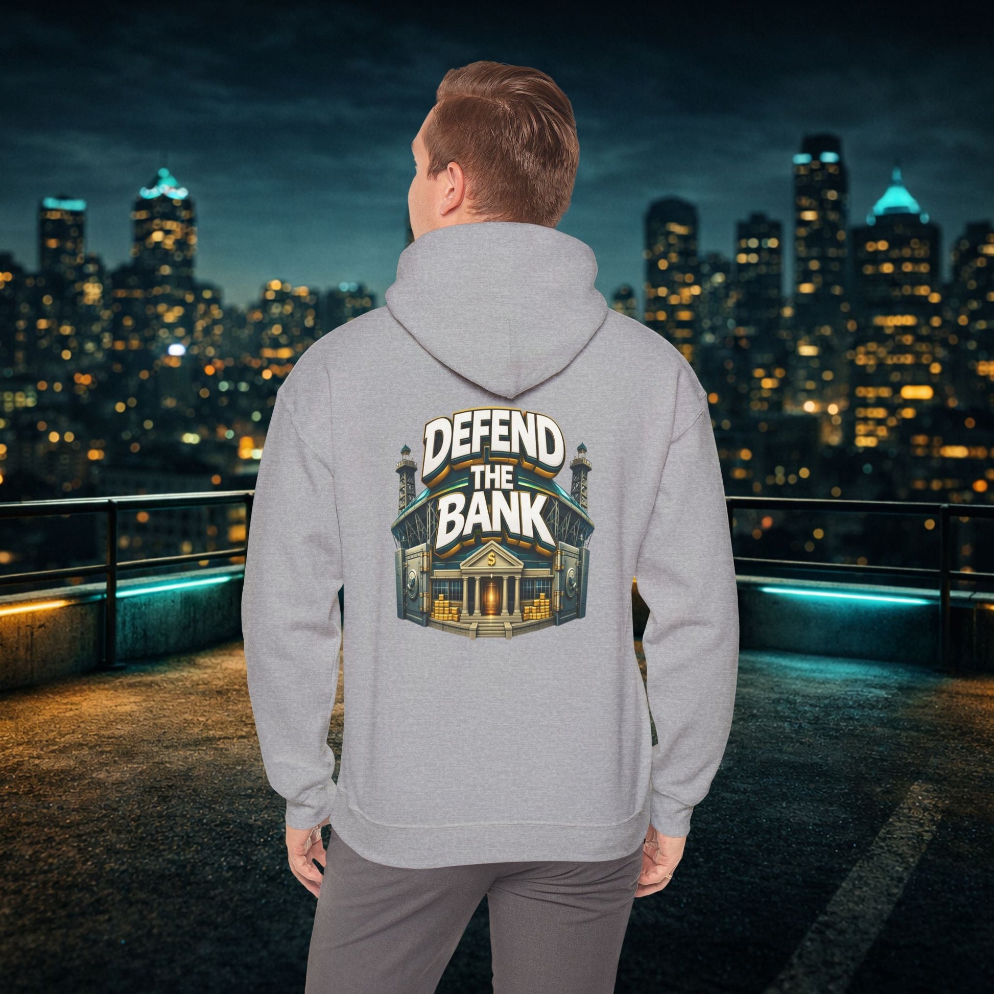 Duuuval Built Different / Defend The Bank Hoodie — Jacksonville Pride Graphic Hoodie Printify