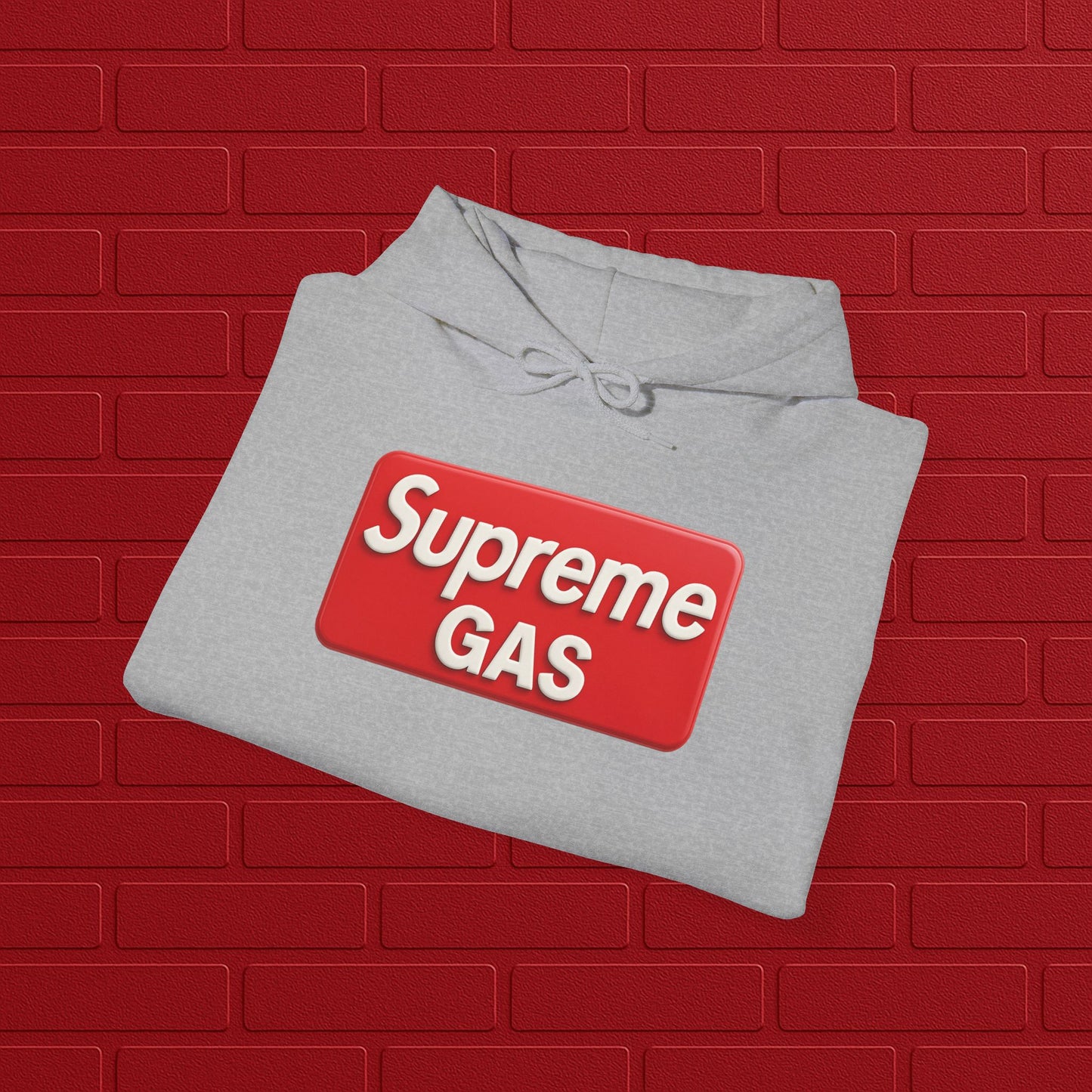 Supreme GAS Hoodie | Unisex Streetwear Sweatshirt | Cozy Casual Pullover | Trendy Gift for Him or Her | Everyday Hoodie