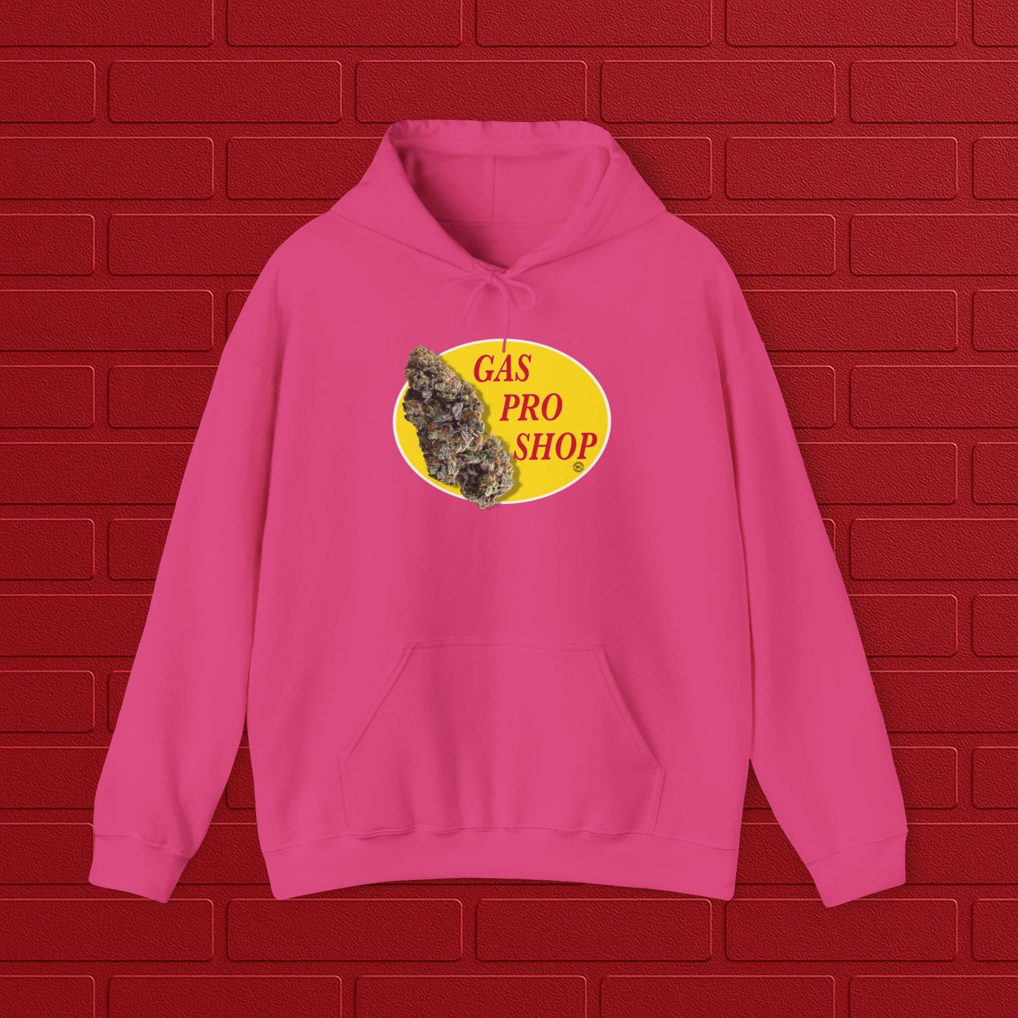 Gas Pro Shop Hoodie | Unisex Cannabis Sweatshirt | Cozy Gift for Stoners | Unique Graphic Hoodie | Perfect for Outdoors & Relaxation