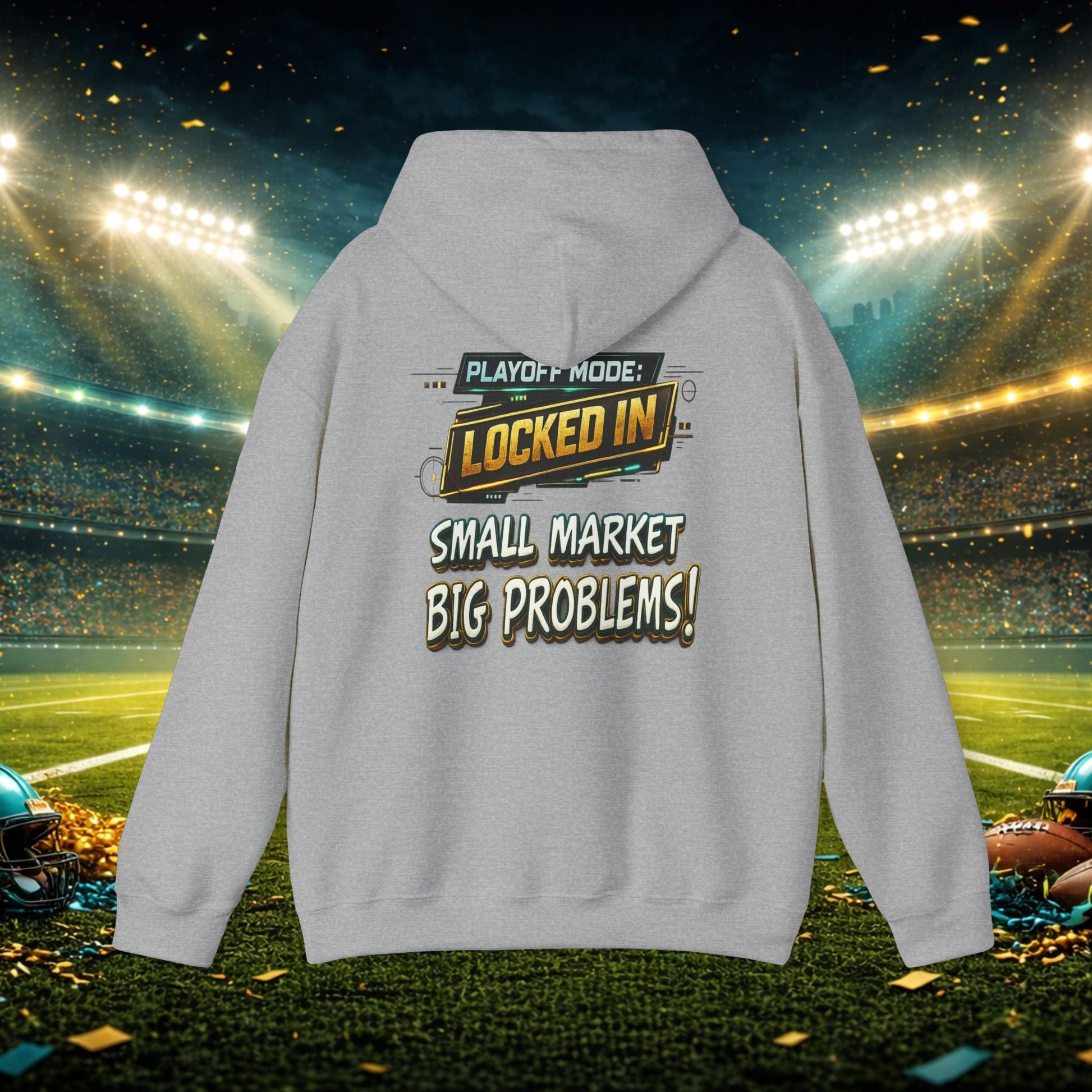 Duval vs All Y’all Hoodie — "Playoff Mode: Locked In" Football Fan Sweatshirt Printify
