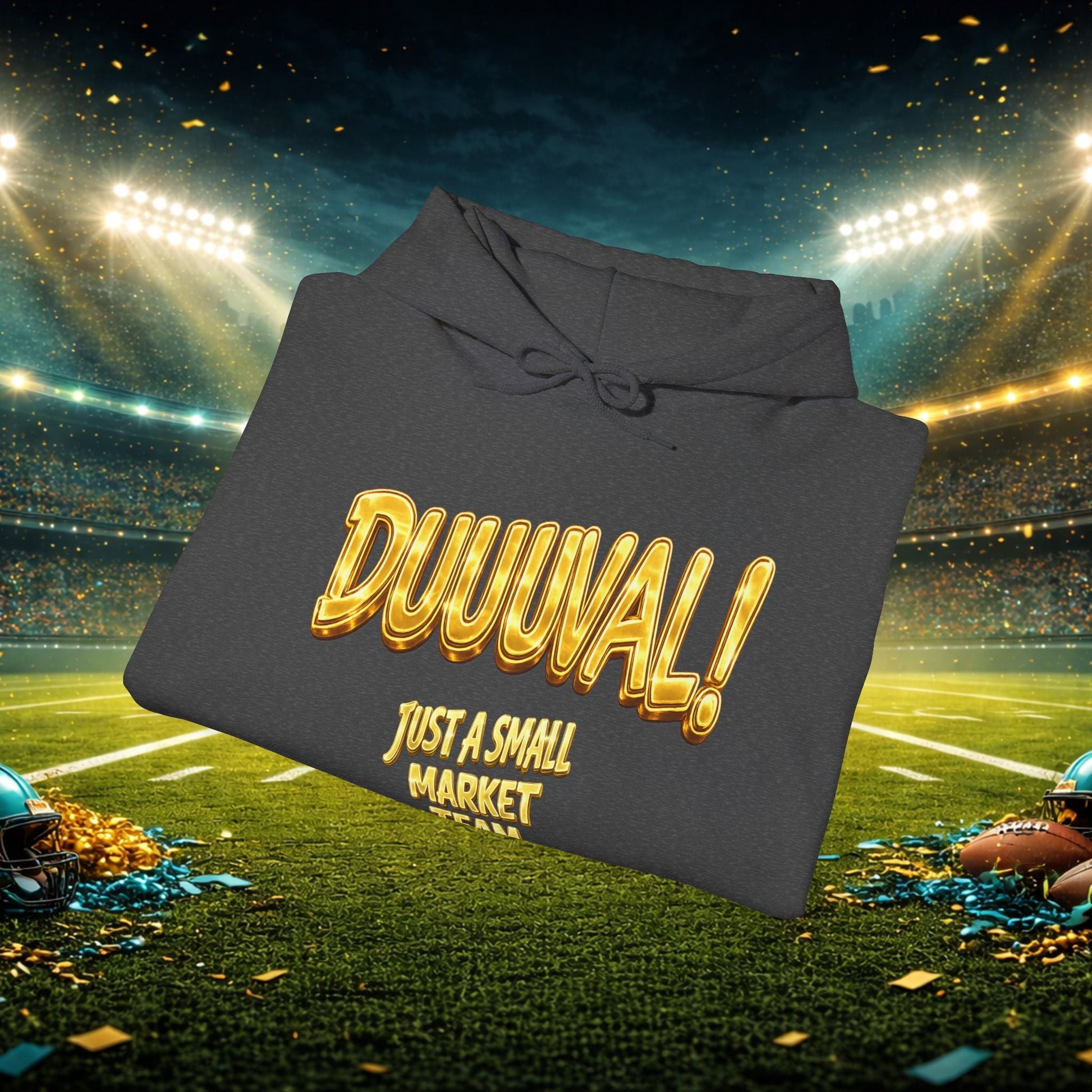 Duuval! Football Hoodie — "Locked In" Small Market Pride Sweatshirt Printify