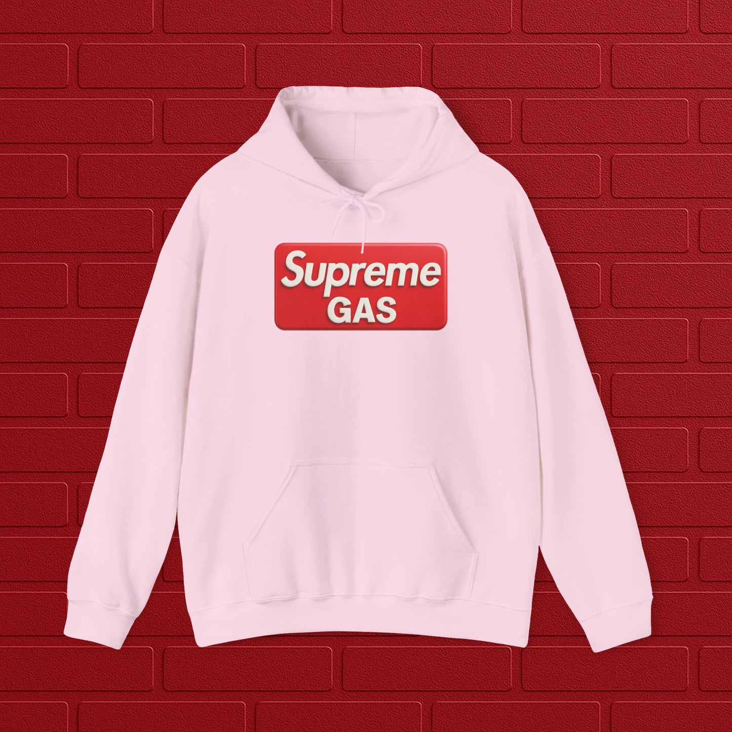 Supreme GAS Hoodie | Unisex Streetwear Sweatshirt | Cozy Casual Pullover | Trendy Gift for Him or Her | Everyday Hoodie