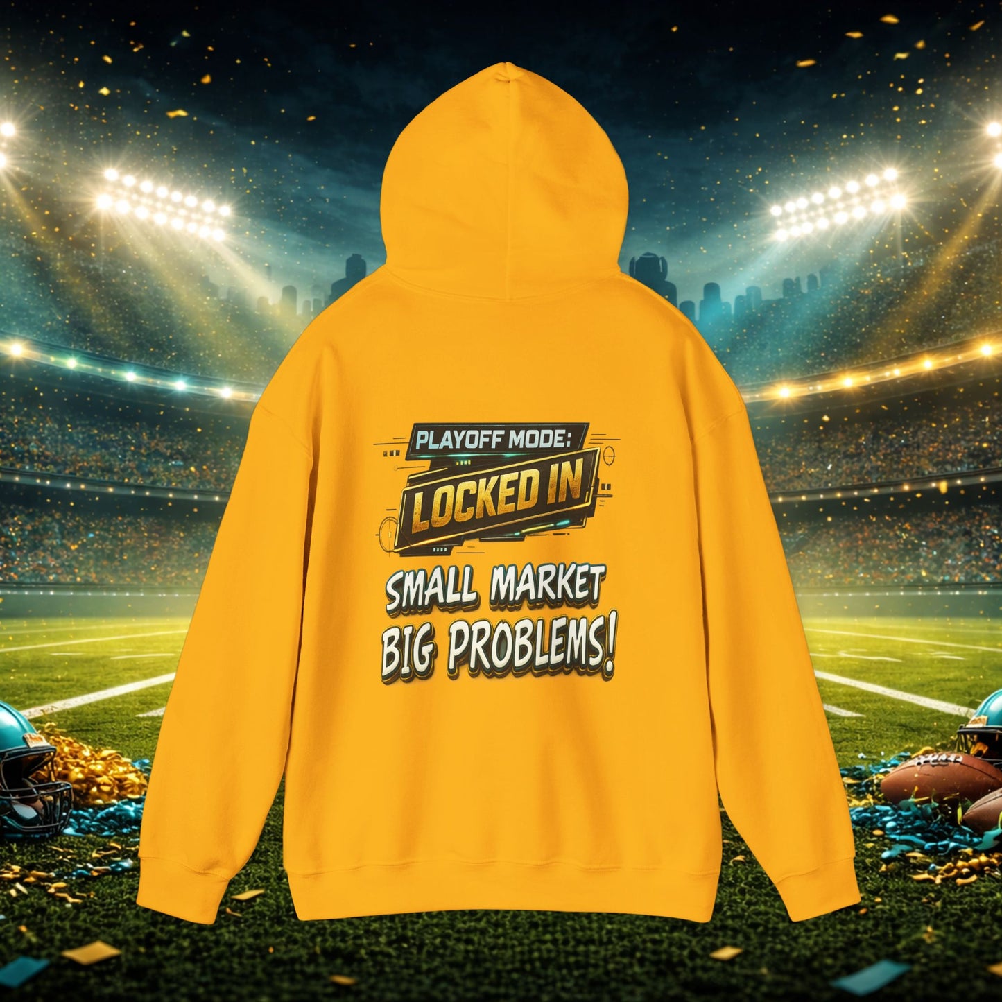Duval vs All Y’all Hoodie — "Playoff Mode: Locked In" Football Fan Sweatshirt Printify