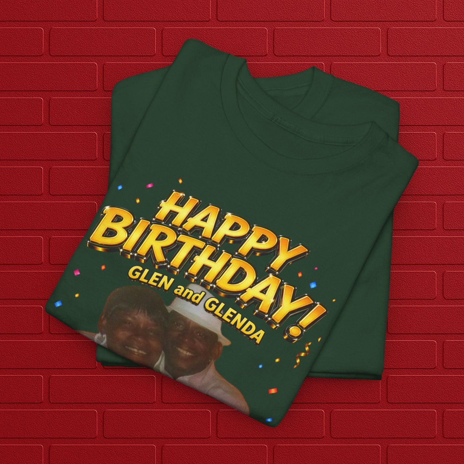 Birthday Tee - "Happy Birthday! June 25 2026" Personalized Glen Tribute Shirt Printify
