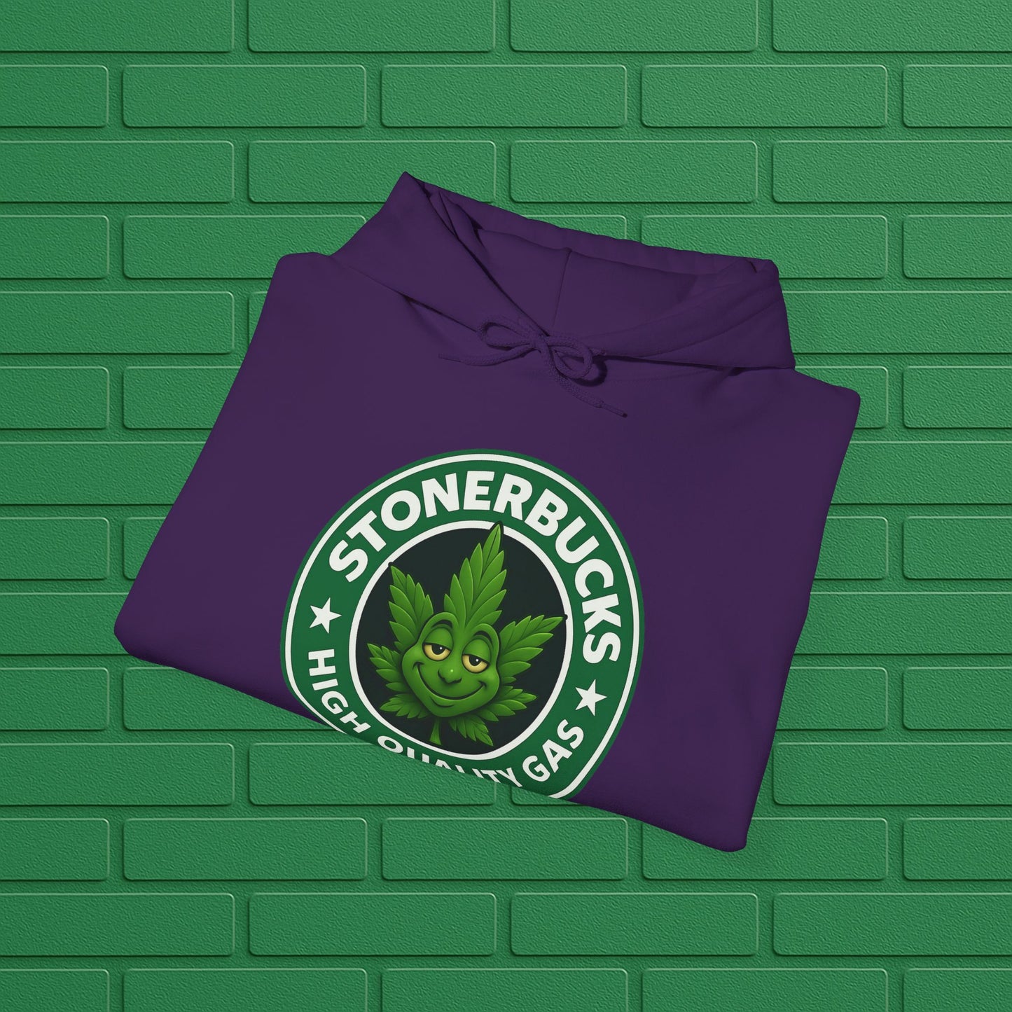 Stonerbucks Hoodie, High-Quality Gas Sweatshirt, Cannabis Apparel, Unisex Pullover, 420 Gift, Streetwear Fashion
