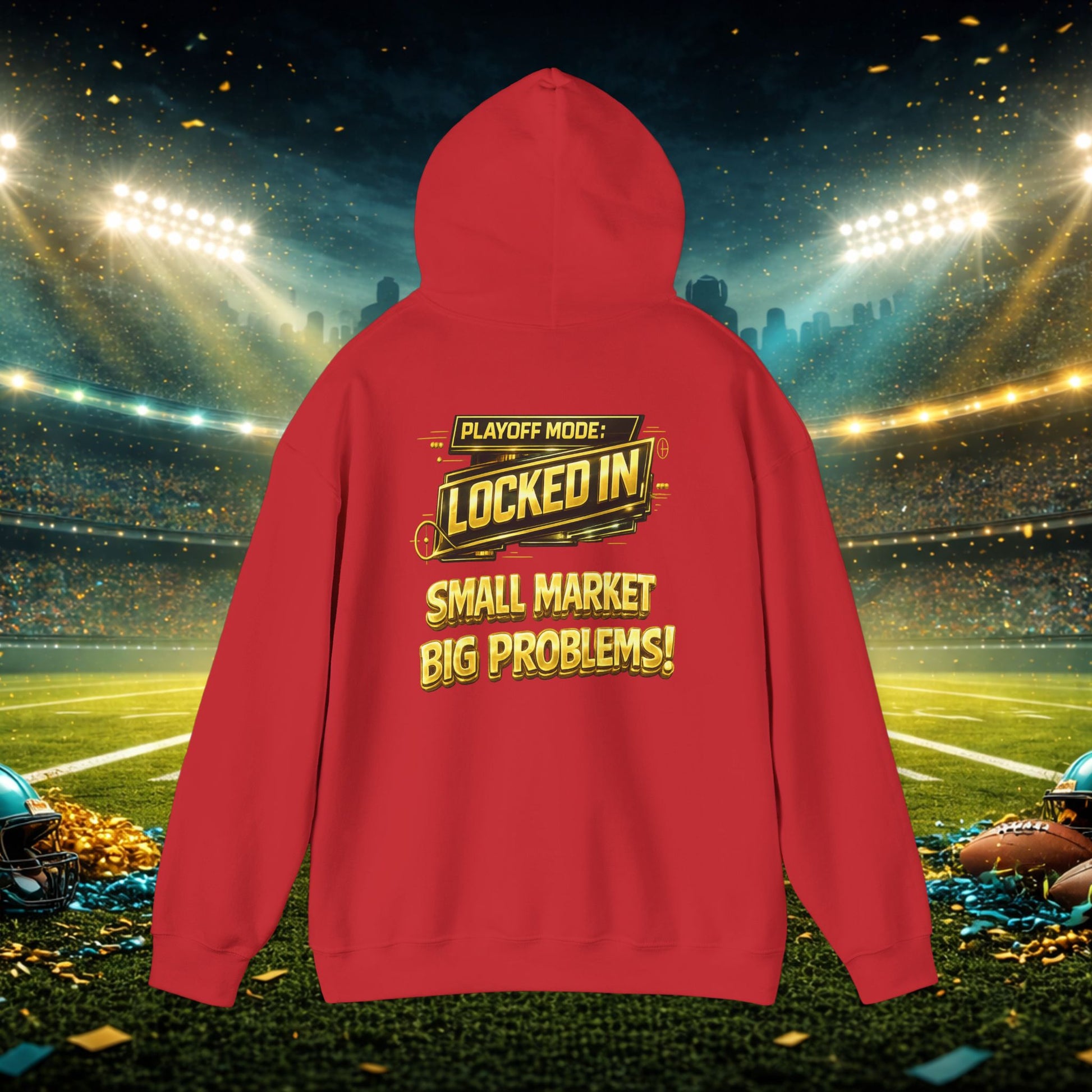 Duuval! Football Hoodie — "Locked In" Small Market Pride Sweatshirt Printify