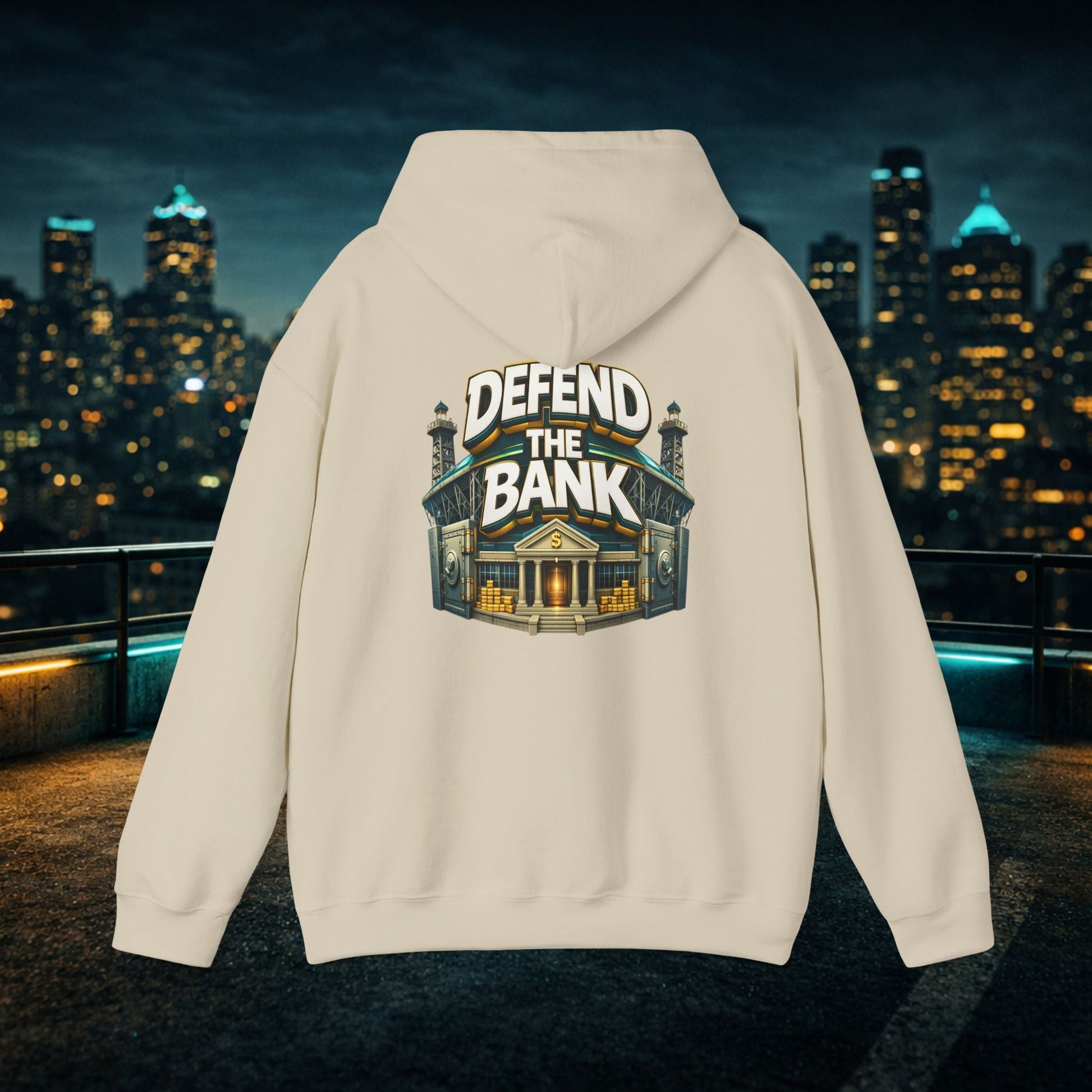 Duuuval Built Different / Defend The Bank Hoodie — Jacksonville Pride Graphic Hoodie Printify
