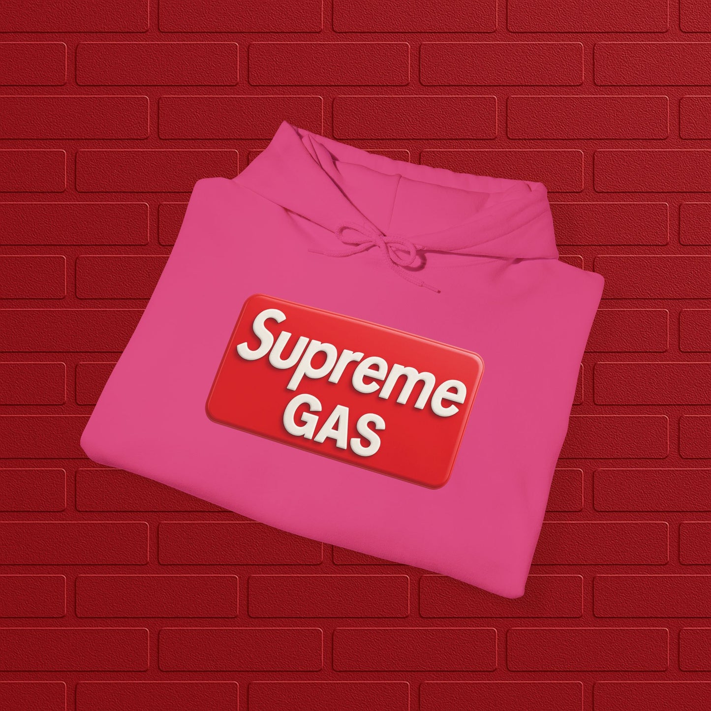 Supreme GAS Hoodie | Unisex Streetwear Sweatshirt | Cozy Casual Pullover | Trendy Gift for Him or Her | Everyday Hoodie
