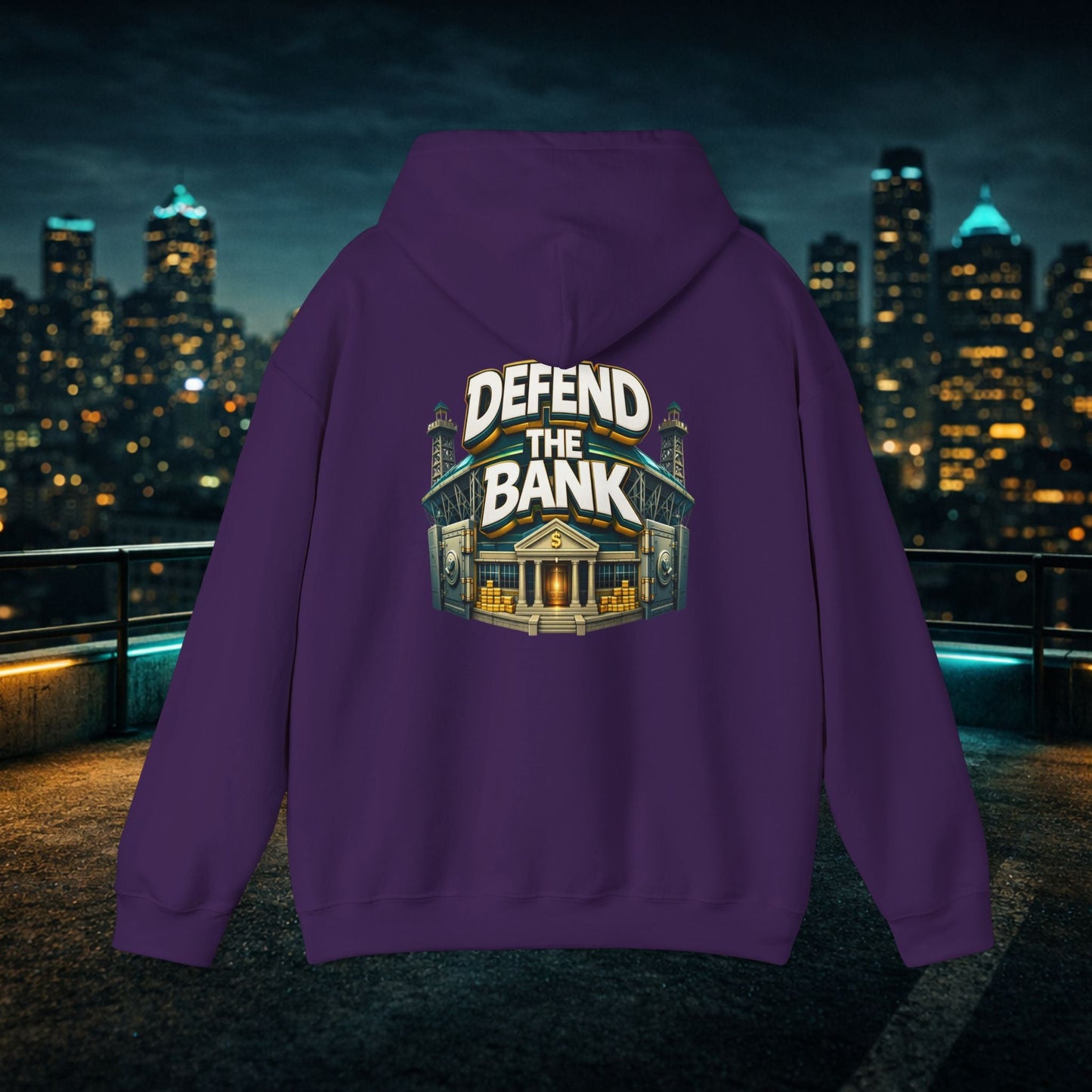 Duuuval Built Different / Defend The Bank Hoodie — Jacksonville Pride Graphic Hoodie Printify