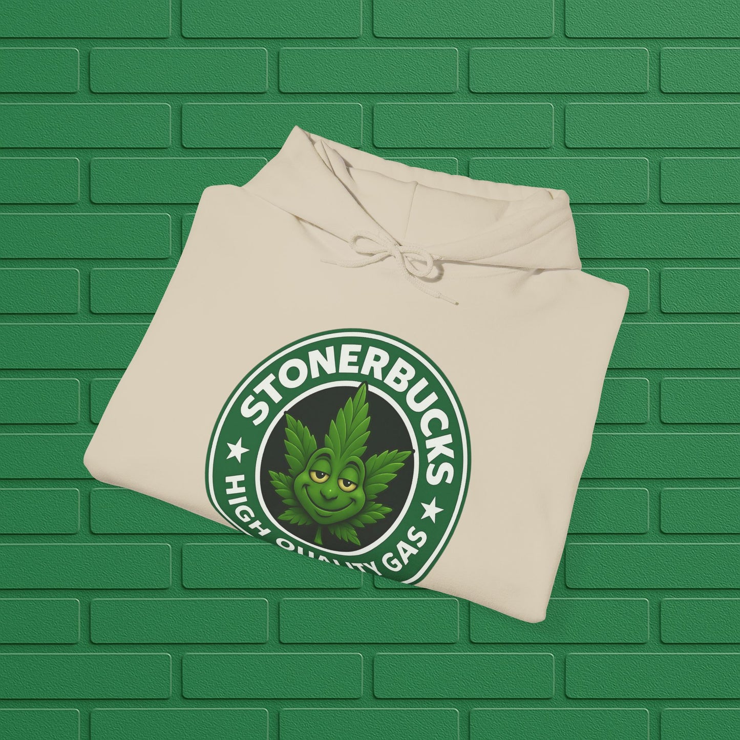 Stonerbucks Hoodie, High-Quality Gas Sweatshirt, Cannabis Apparel, Unisex Pullover, 420 Gift, Streetwear Fashion