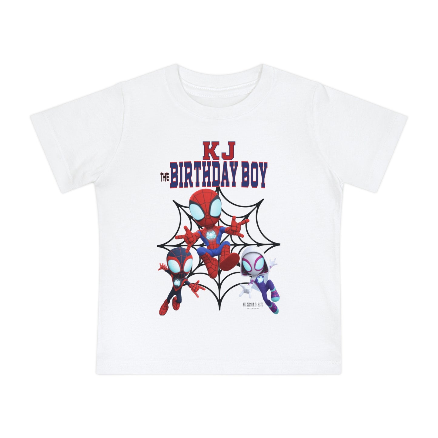 KJ BIRTHDAY Baby Short Sleeve T-Shirt Printify